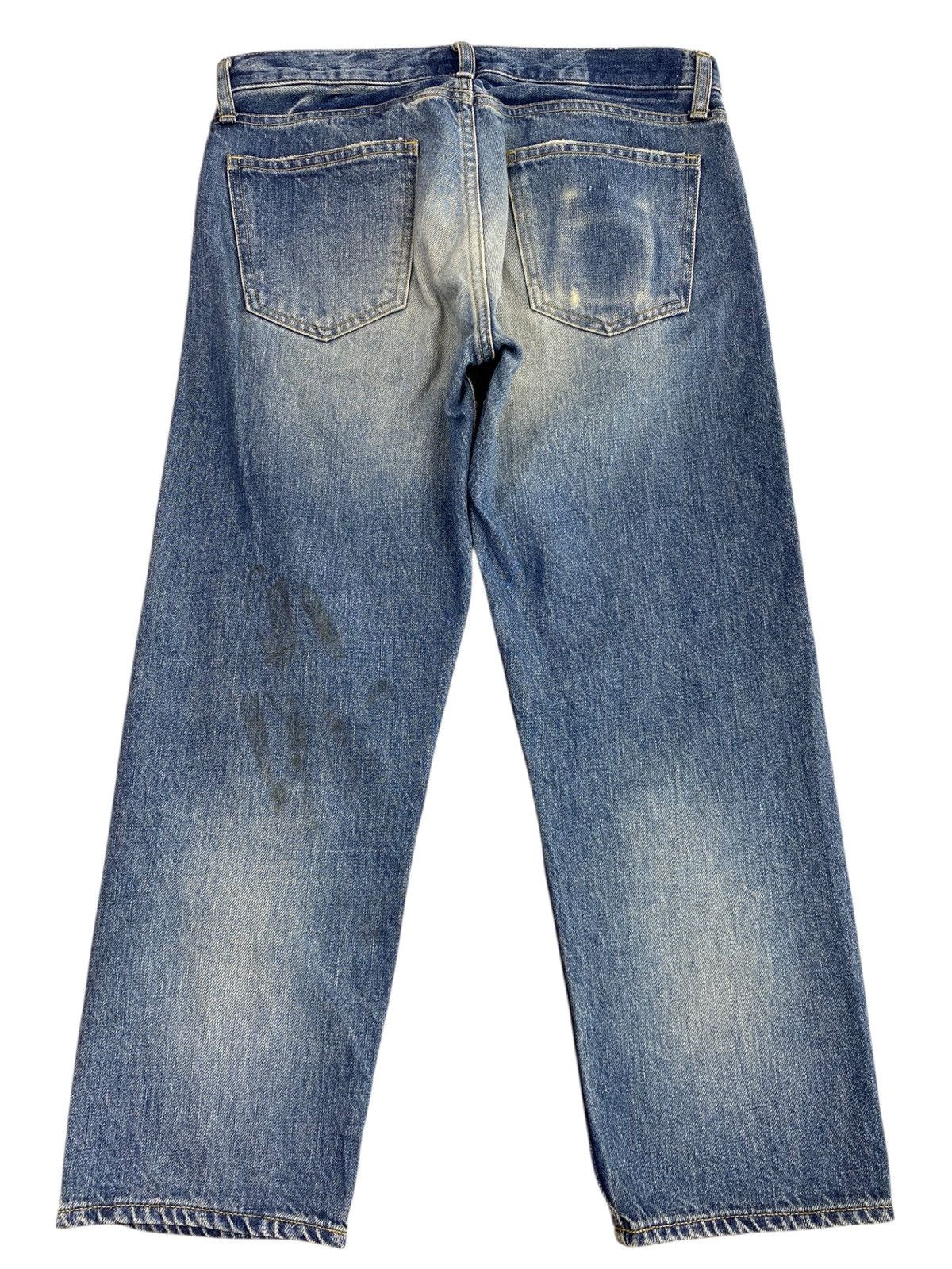 Japanese Brand Japanese Brand 3 Quarter Faded Blue Wash Style Jeans Size US 30 / EU 46 - 3 Thumbnail