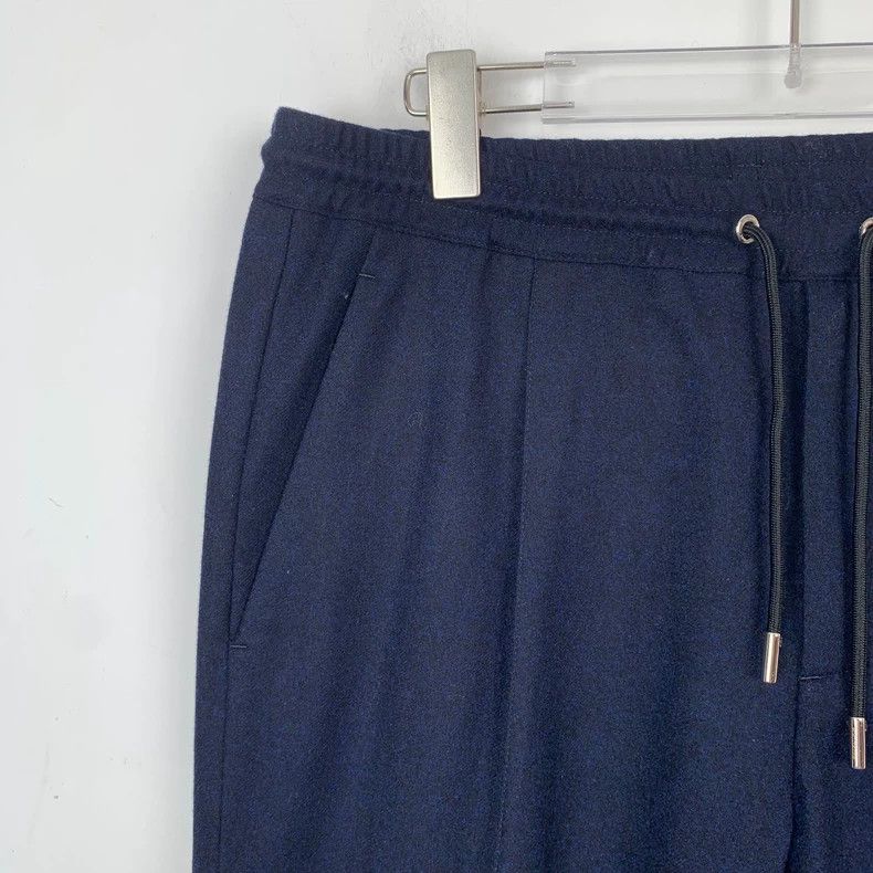 Dior Dior Blue elastic waist wool sweatpants trousers 2501-Nexta Size US 32 / EU 48 - 3 Thumbnail