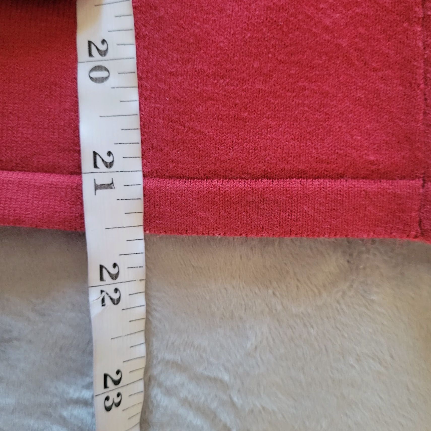 J.McLaughlin J. McLaughlin Sweater Top Women L Red V-Neck 3/4 Sleeve Button Classic Basic Size L / US 10 / IT 46 - 7 Thumbnail