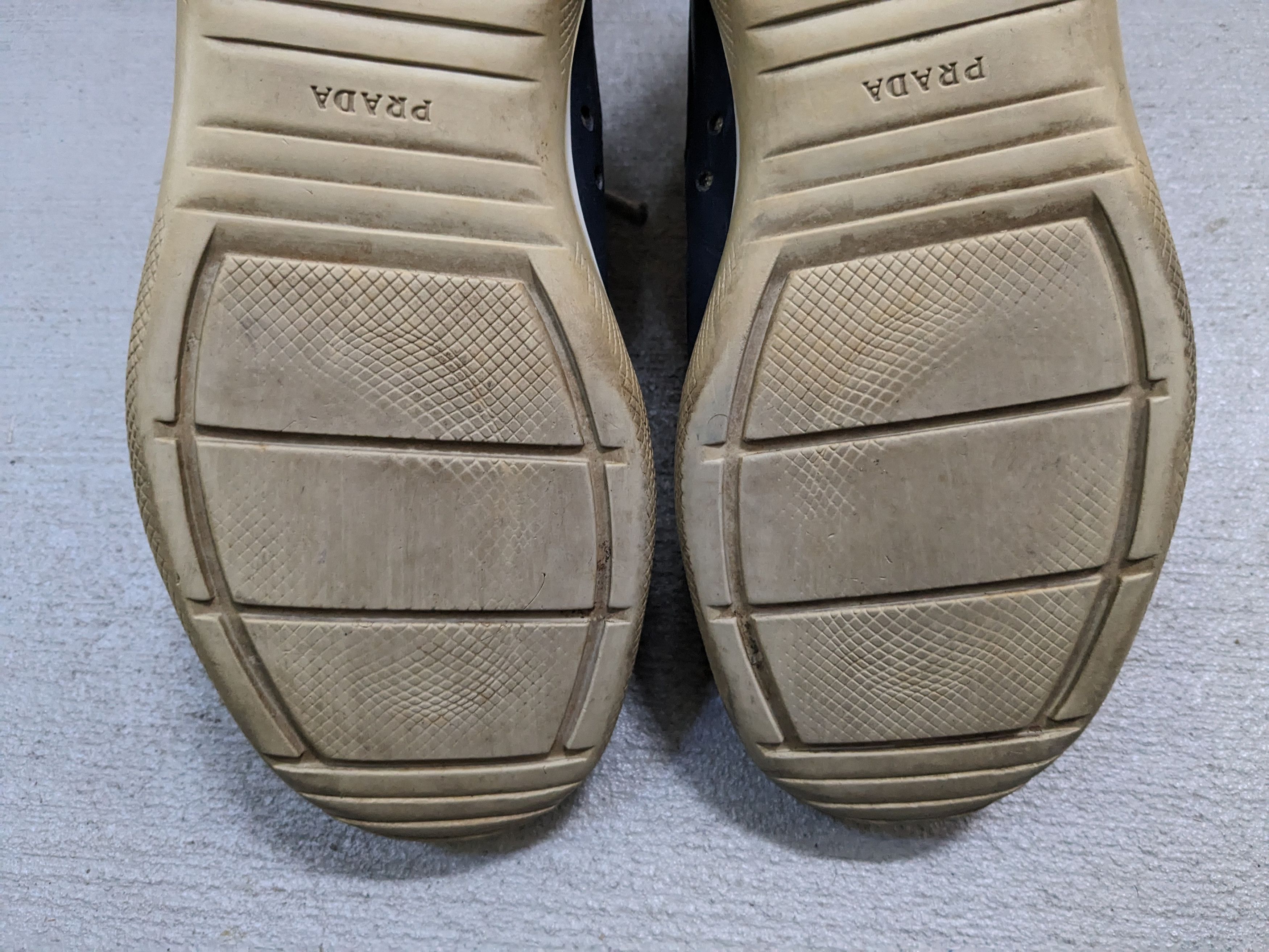Prada Prada America's Cup Sneakers Navy Blue High 9.5 Leather Size US 9.5 / EU 42-43 - 18 Thumbnail