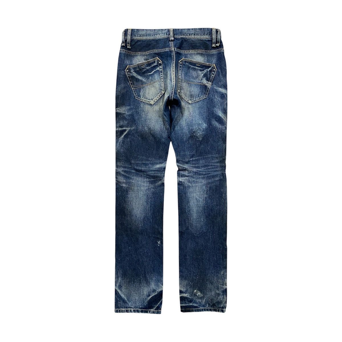 Tornado Mart NEED GONE ‼️ Rattle Trap Distressed Rusty Denim Jeans Punk Size US 31 - 7 Thumbnail