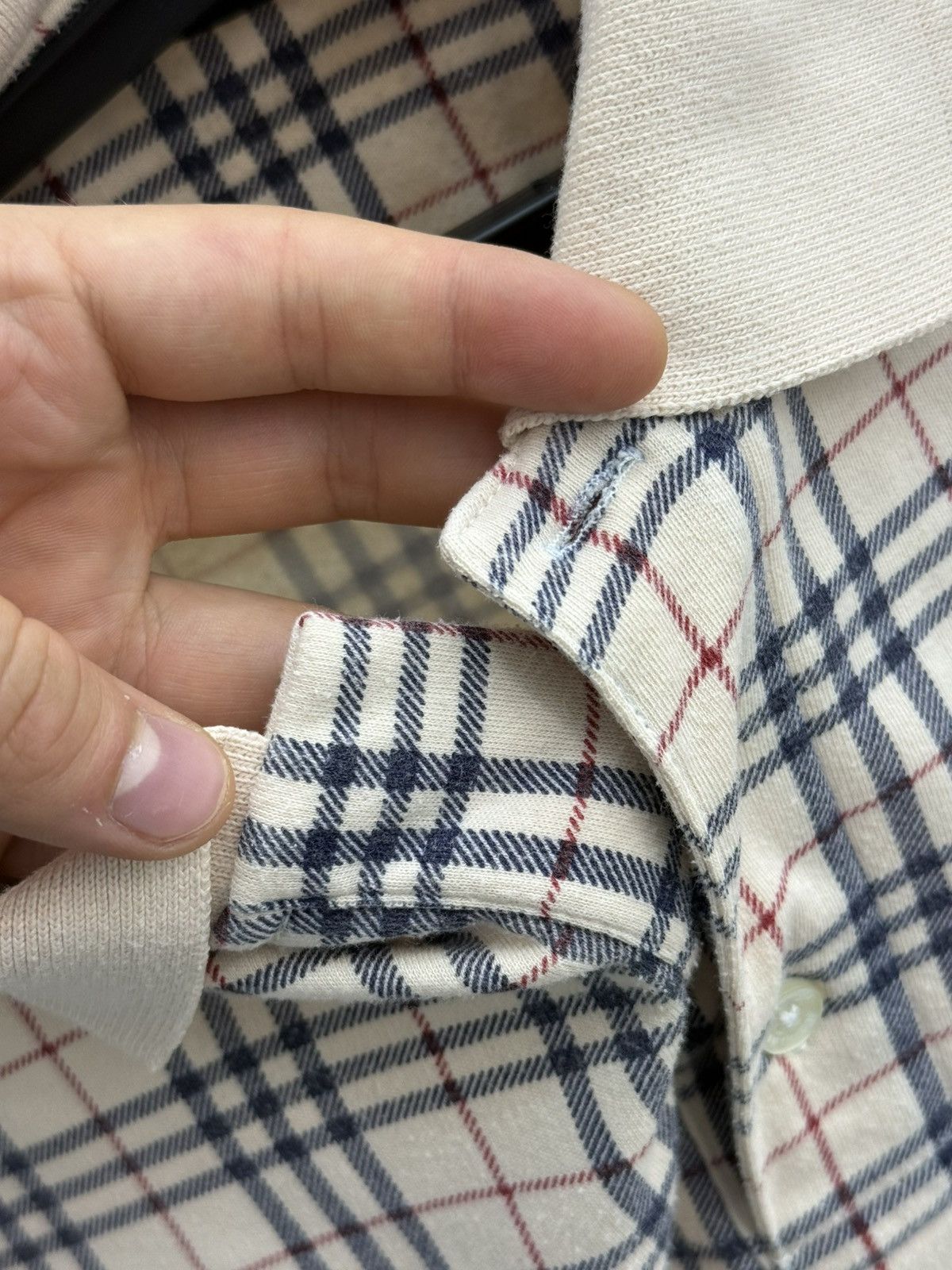 Burberry Burberry Nova Check Cotton Polo Size L / US 10 / IT 46 - 5 Thumbnail