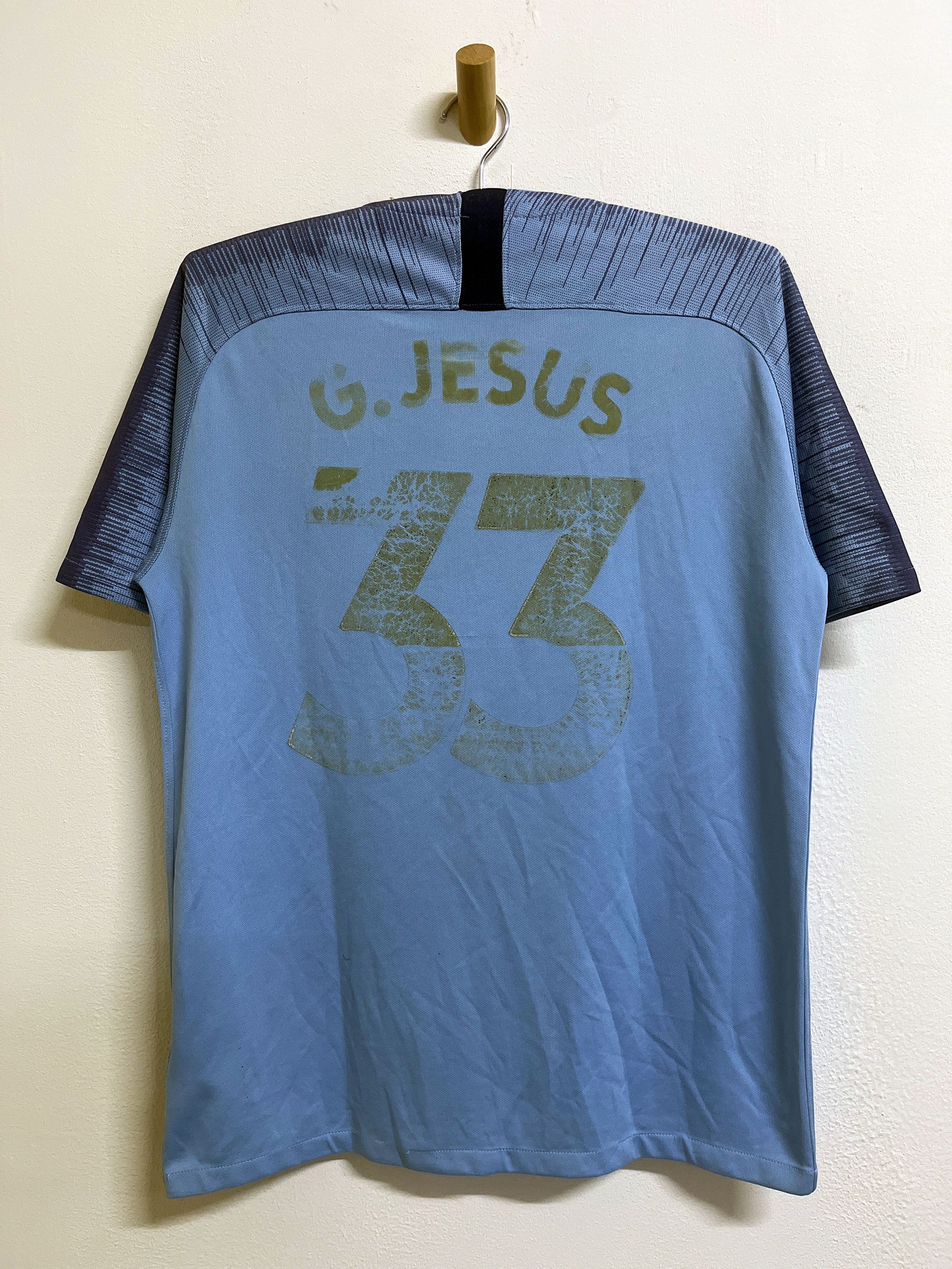 Sports Specialties Nike Manchester City G. Jesus 2018 Kit Jersey Football Size US M / EU 48-50 / 2 - 5 Thumbnail