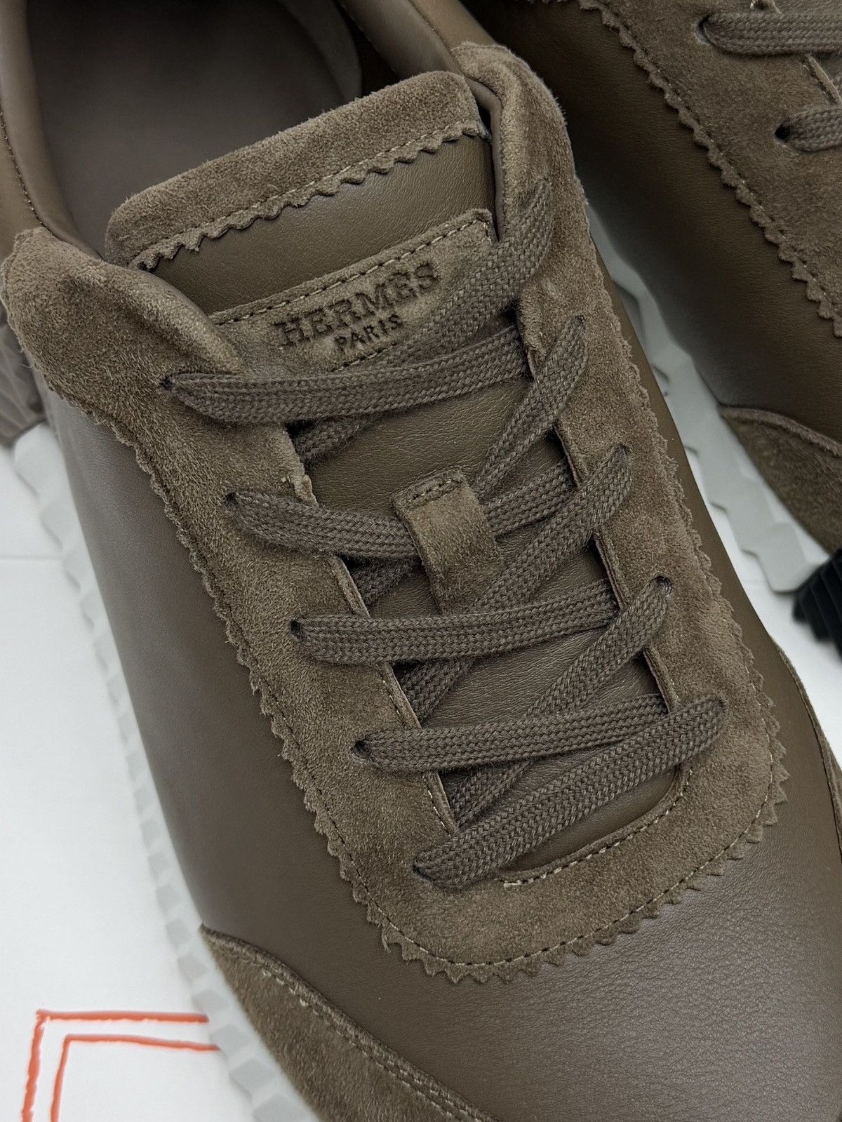 Hermes Hermes Bouncing Sneakers Elephant Gray Size US 11 / EU 44 - 6 Thumbnail