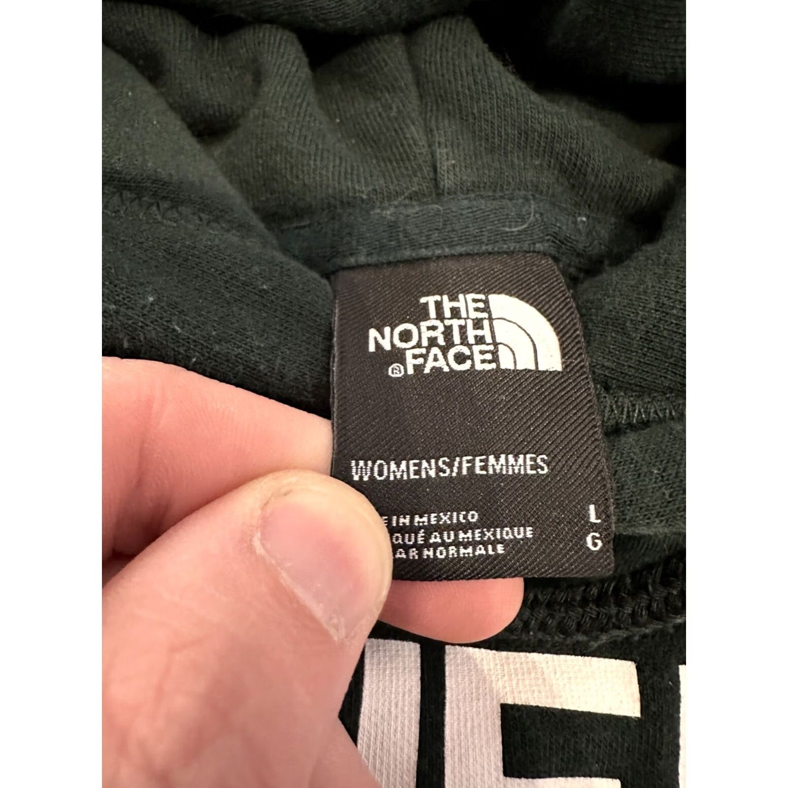 The North Face The North Face Hoodie Sweatshirt Women's Large Green Size L / US 10 / IT 46 - 4 Thumbnail