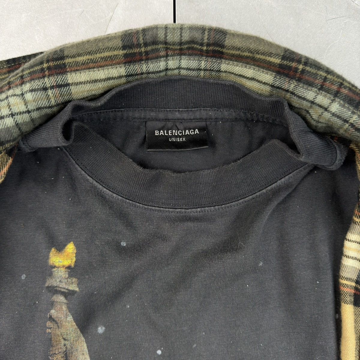 Balenciaga BALENCIAGA PARIS LIBERTY LAYERED SHIRT OVERSIZED Size US XXS / EU 40 - 3 Thumbnail