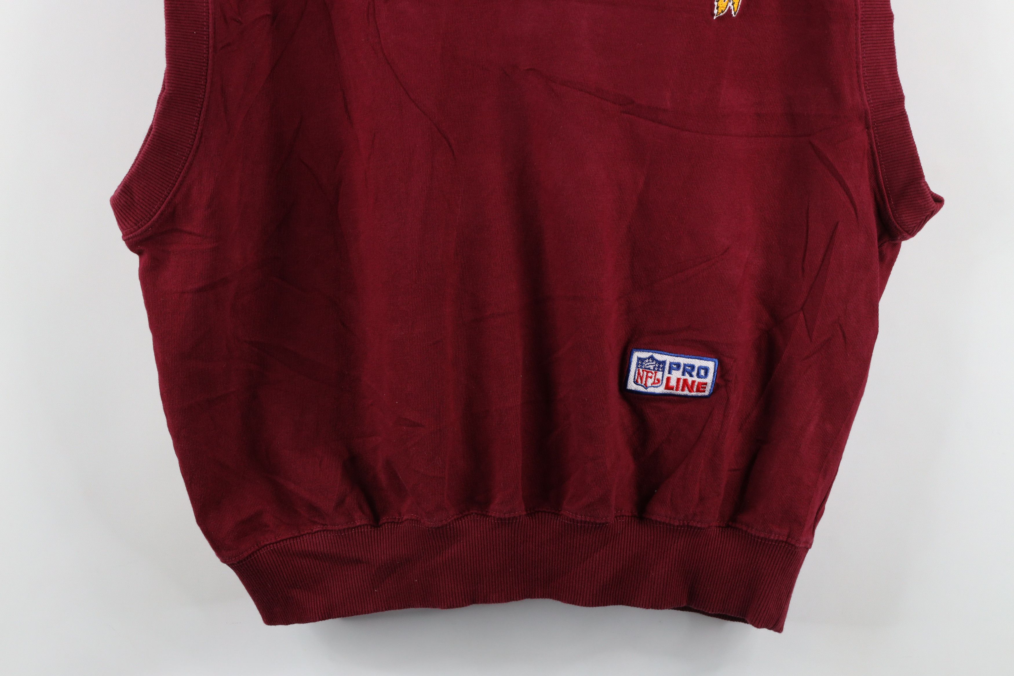 Starter × Vintage Vintage 90s Starter Washington Redskins Sweater Vest Size US L / EU 52-54 / 3 - 3 Thumbnail