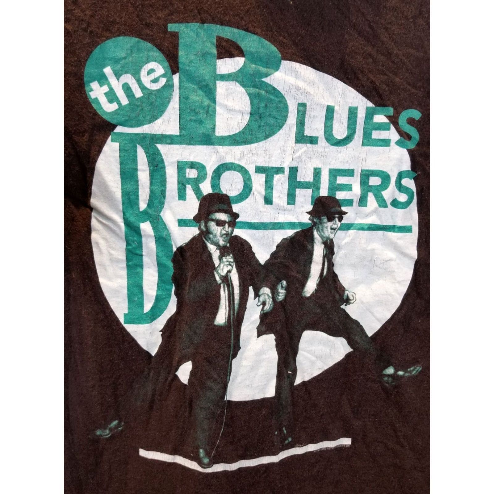 Vintage VINTAGE The Blues Brothers MUSIC COMEDY MOVIE SINGLE STITCH T-SHIRT SZ LARGE Shirt Mens Black 90s/Retro/USA Band Rock Movie 21 INCH back 28 INCH front Size US L / EU 52-54 / 3 - 2 Thumbnail