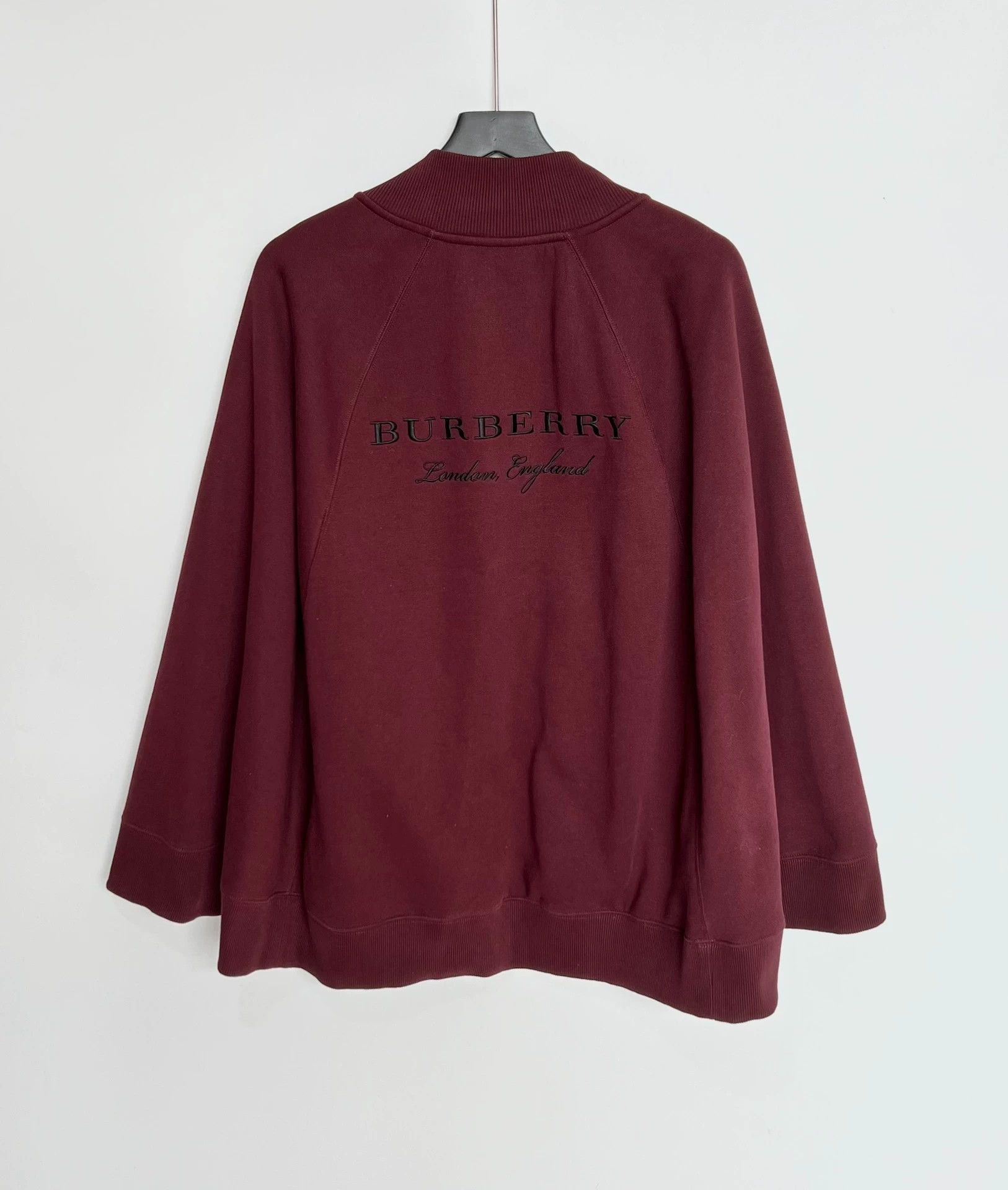 Burberry Burberry Embroidered Cape Coat - Red - One Size Size ONE SIZE - 1 Thumbnail