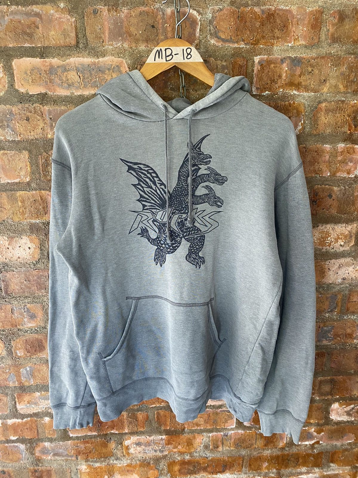 Hysteric Glamour 🔥2001 Ozone Rock Godzilla king ghidorah hoodie Size US L / EU 52-54 / 3 - 2 Thumbnail
