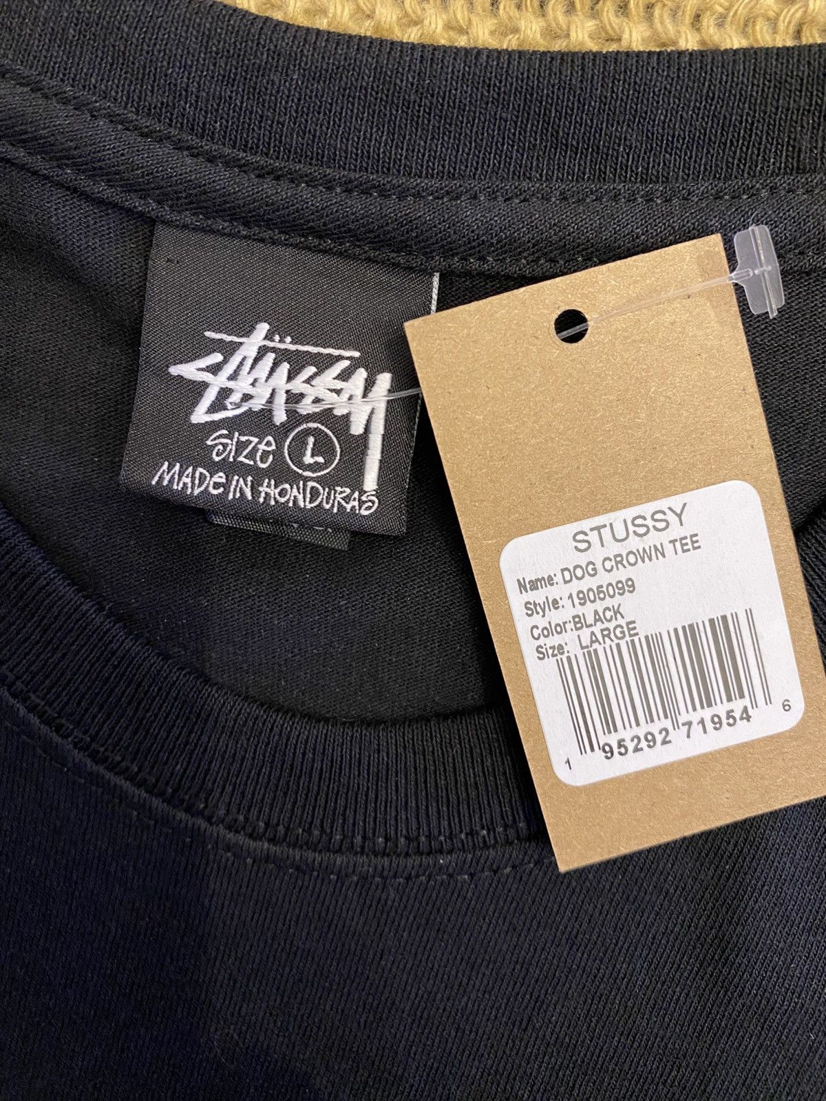 Stussy Stussy Dog Crown Tee Black Size US L / EU 52-54 / 3 - 6 Thumbnail
