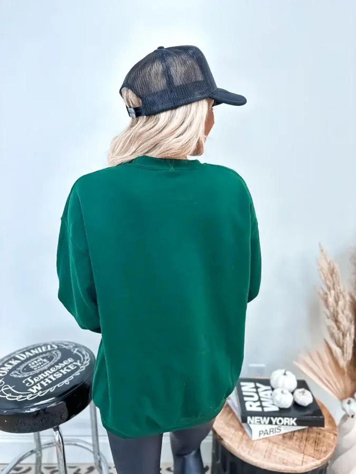 Bad Birdie It's A Vibe Forest Green Graphic Crewneck Size S / US 4 / IT 40 - 2 Thumbnail