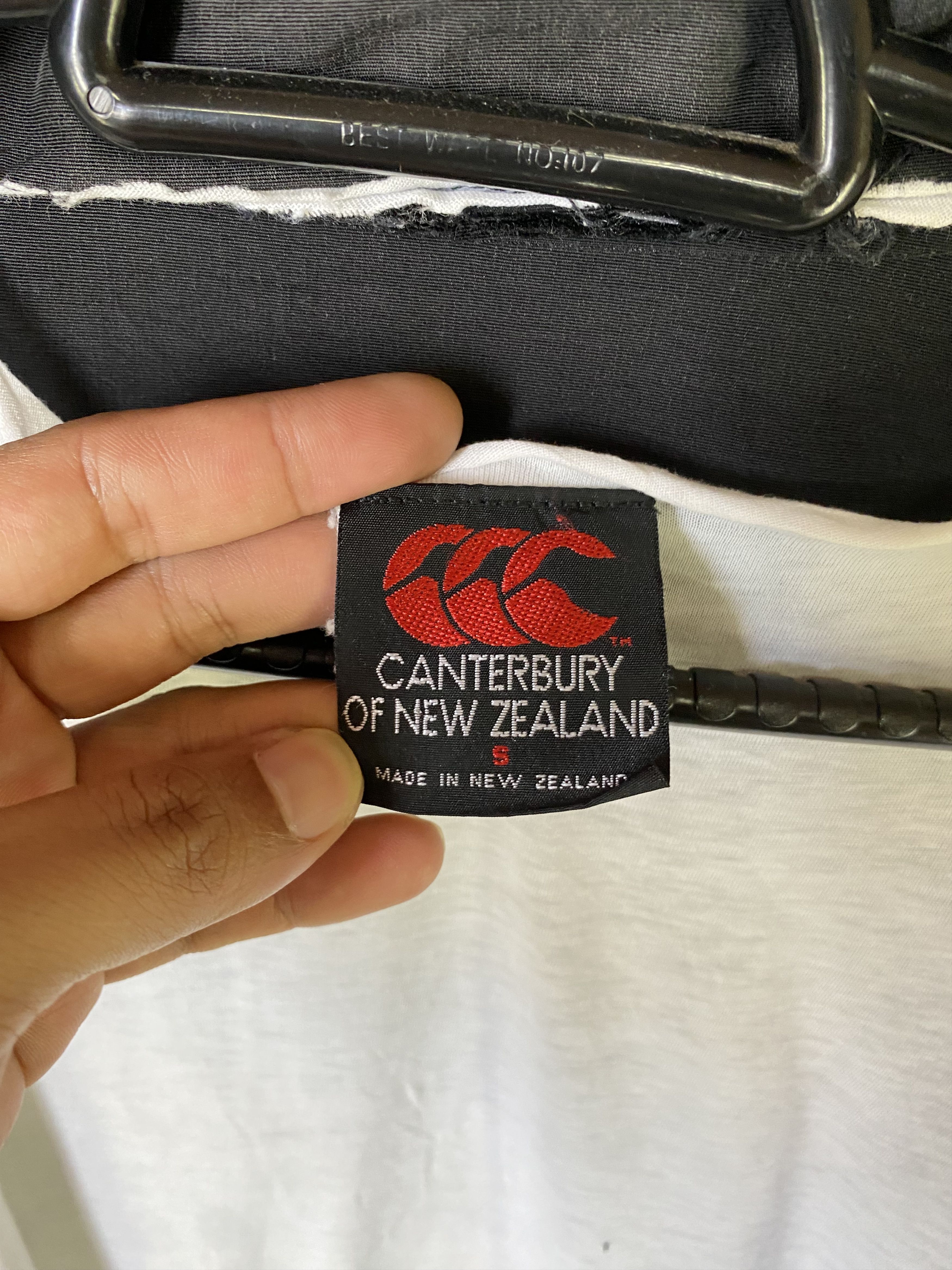 Canterbury of New Zealand × Vintage 90s Canterbury All Blacks steinlager rugby jacket Size US S / EU 44-46 / 1 - 12 Thumbnail