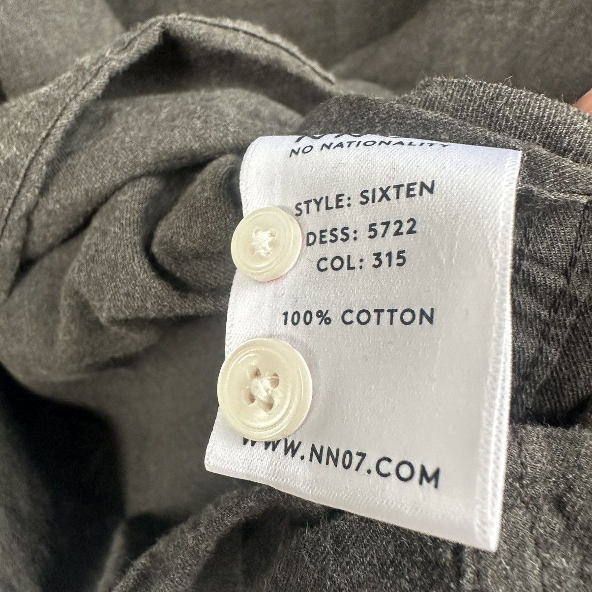 NN07 Band Collar cotton Shirt Size US L / EU 52-54 / 3 - 14 Thumbnail