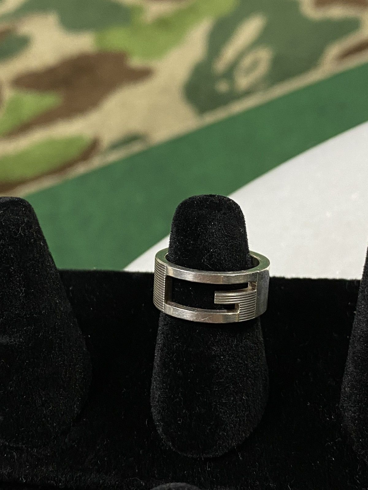 Gucci Gucci G Logo Silver Ring Sterling 925 Size 4.5 Us Size ONE SIZE - 1 Thumbnail