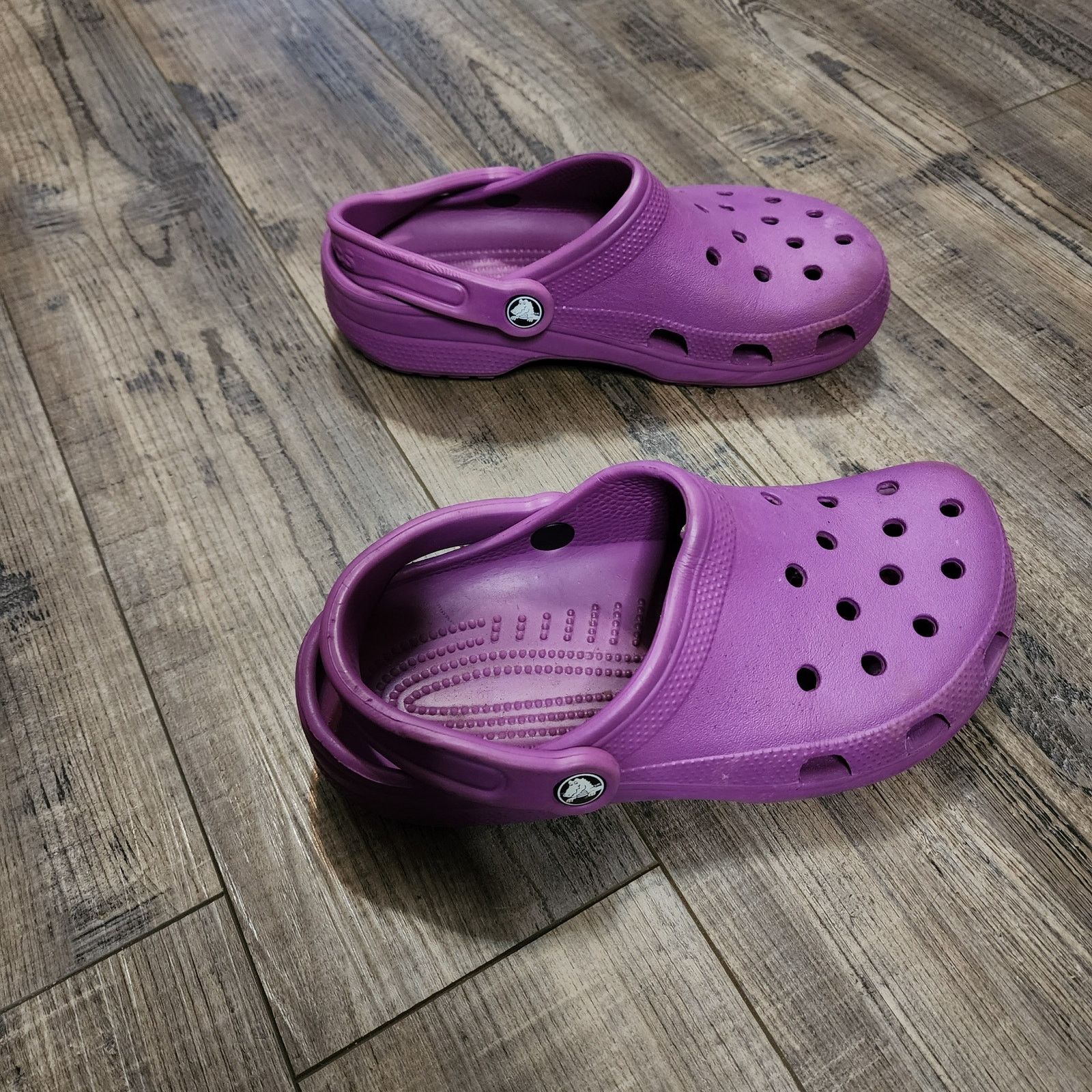 Crocs Purple Crocs Pre-owned Men 5 Women 7 SH1 Size US 7 / IT 37 - 4 Thumbnail