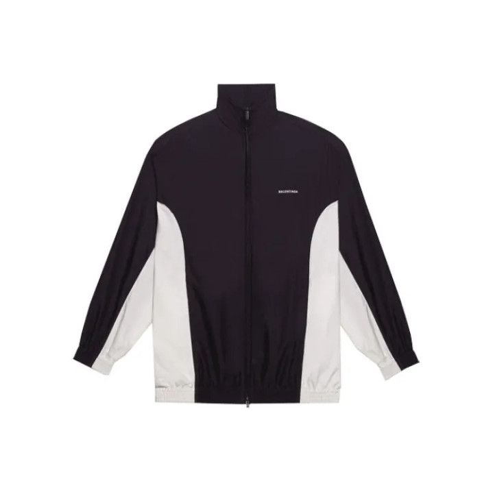 Balenciaga Balenciaga Zip-Up High Neck Jacket in Navy Size US M / EU 48-50 / 2 - 1 Thumbnail