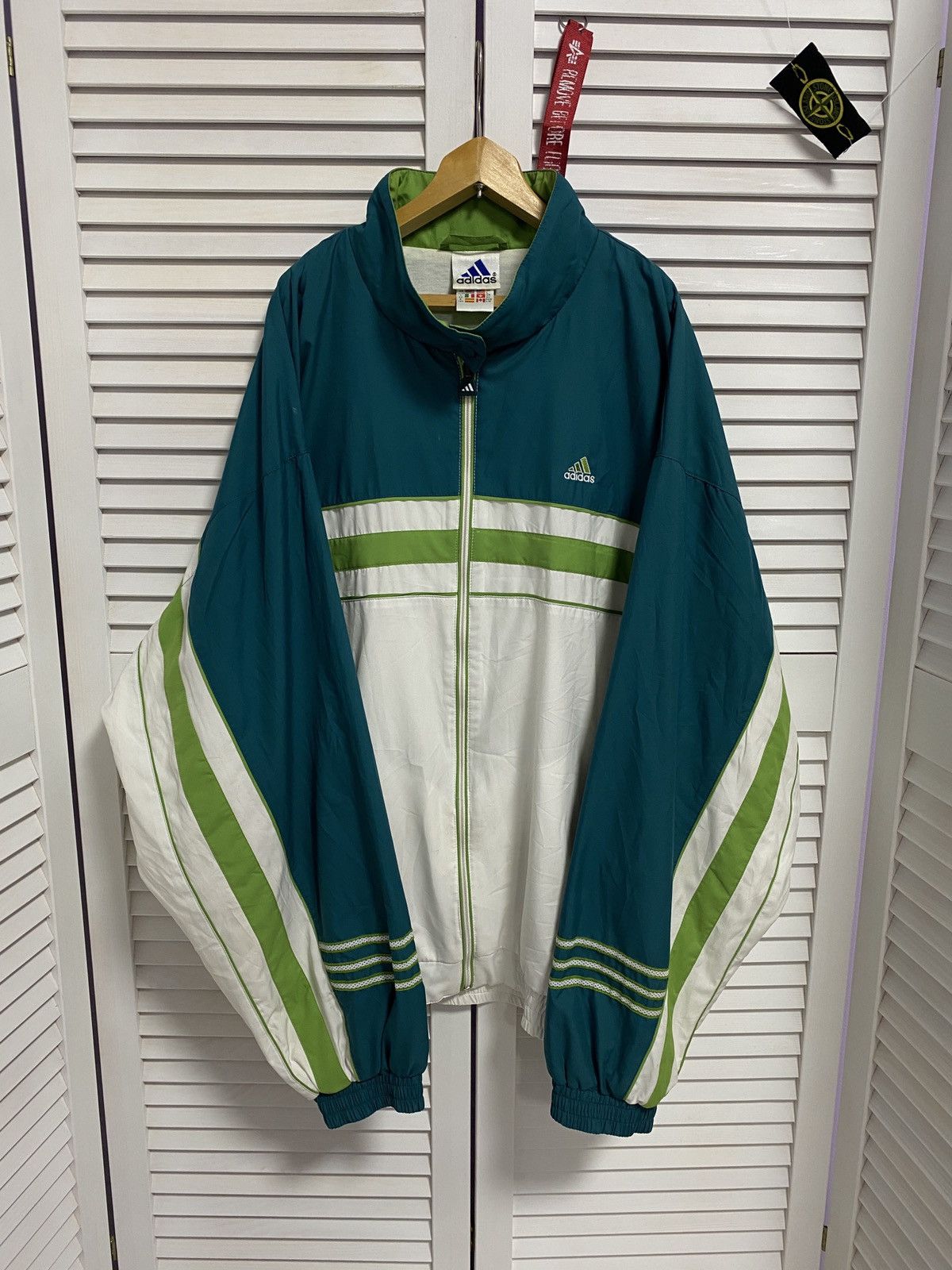 Nike × Vintage 😍 Vintage 90s Tracksuit Costume Adidas Pants Jacket RARE Size US 38 / EU 54 - 2 Thumbnail