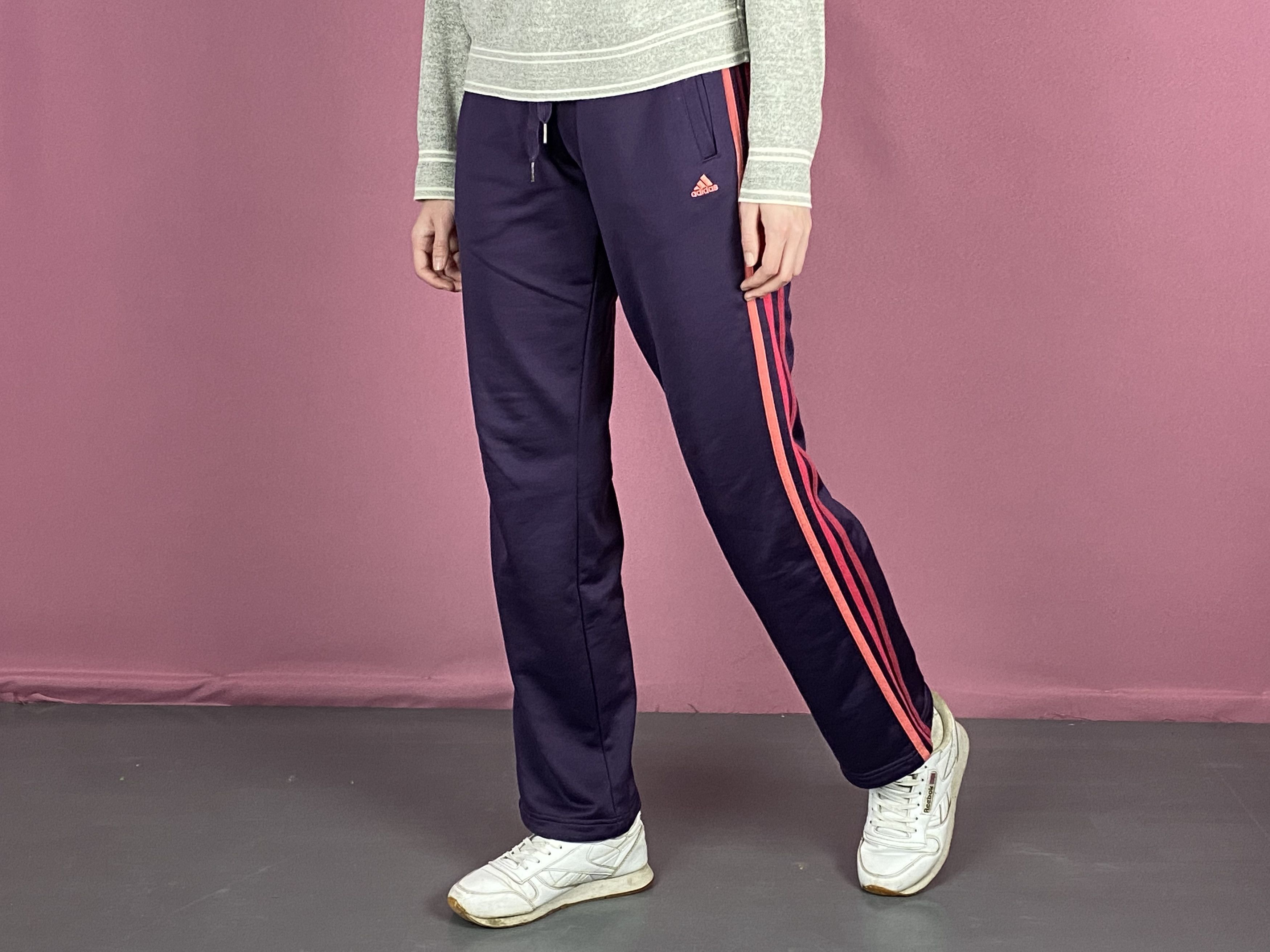 Adidas × Vintage Adidas Three Stripes Vintage Women's Track Pants - XS Size 26" / US 2 / IT 38 - 1 Thumbnail
