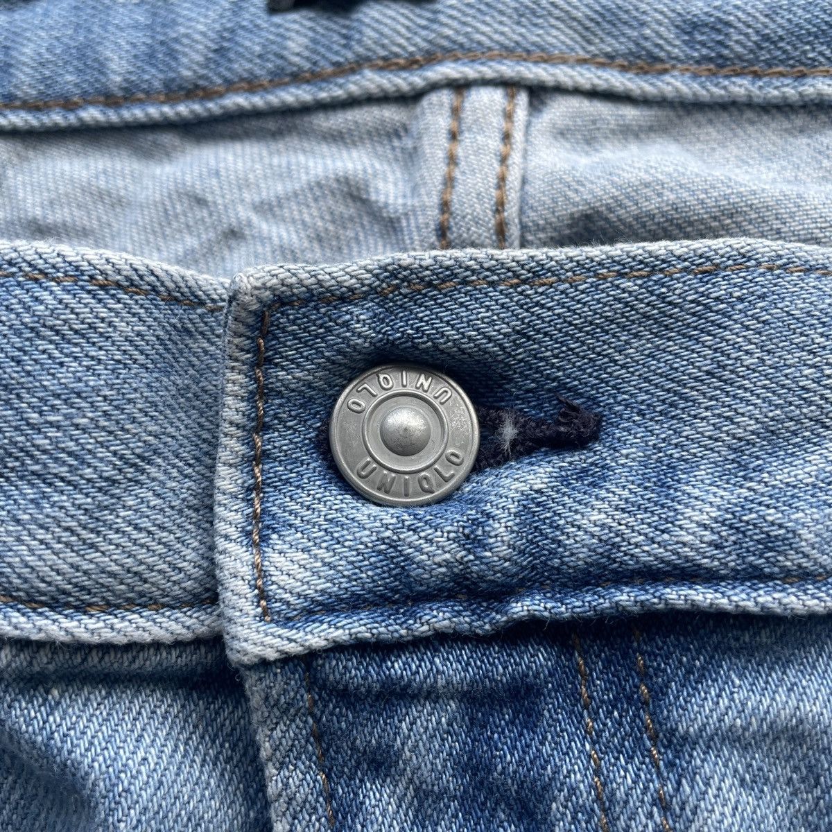 Japanese Brand × Jean × Vintage Vintage Japanese Faded Blue Washed Denim Jeans Pants W35 Size US 35 - 6 Thumbnail