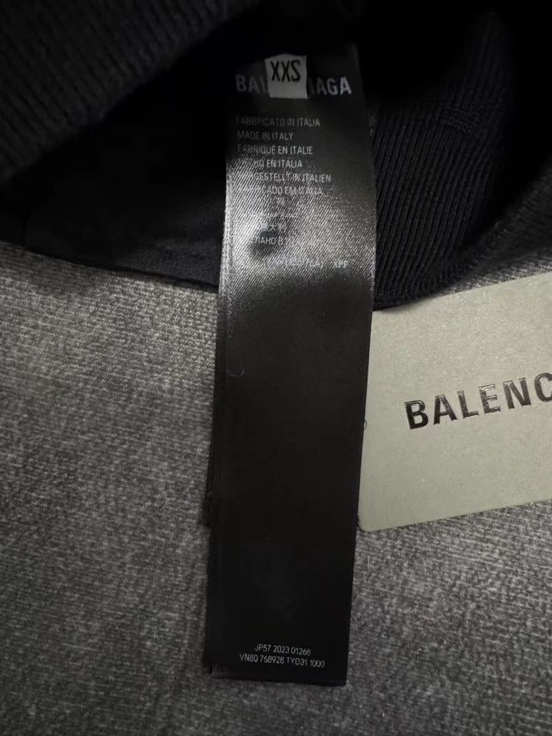 Balenciaga Balenciaga Black Bomber pilot jacket in autumn and winter Size US XXS / EU 40 - 4 Thumbnail