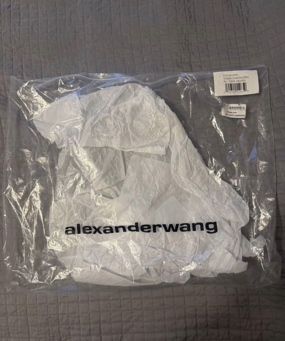 Alexander Wang Alexander Wang Embossed Logo Velour Track Jacket Size US XL / EU 56 / 4 - 6 Thumbnail