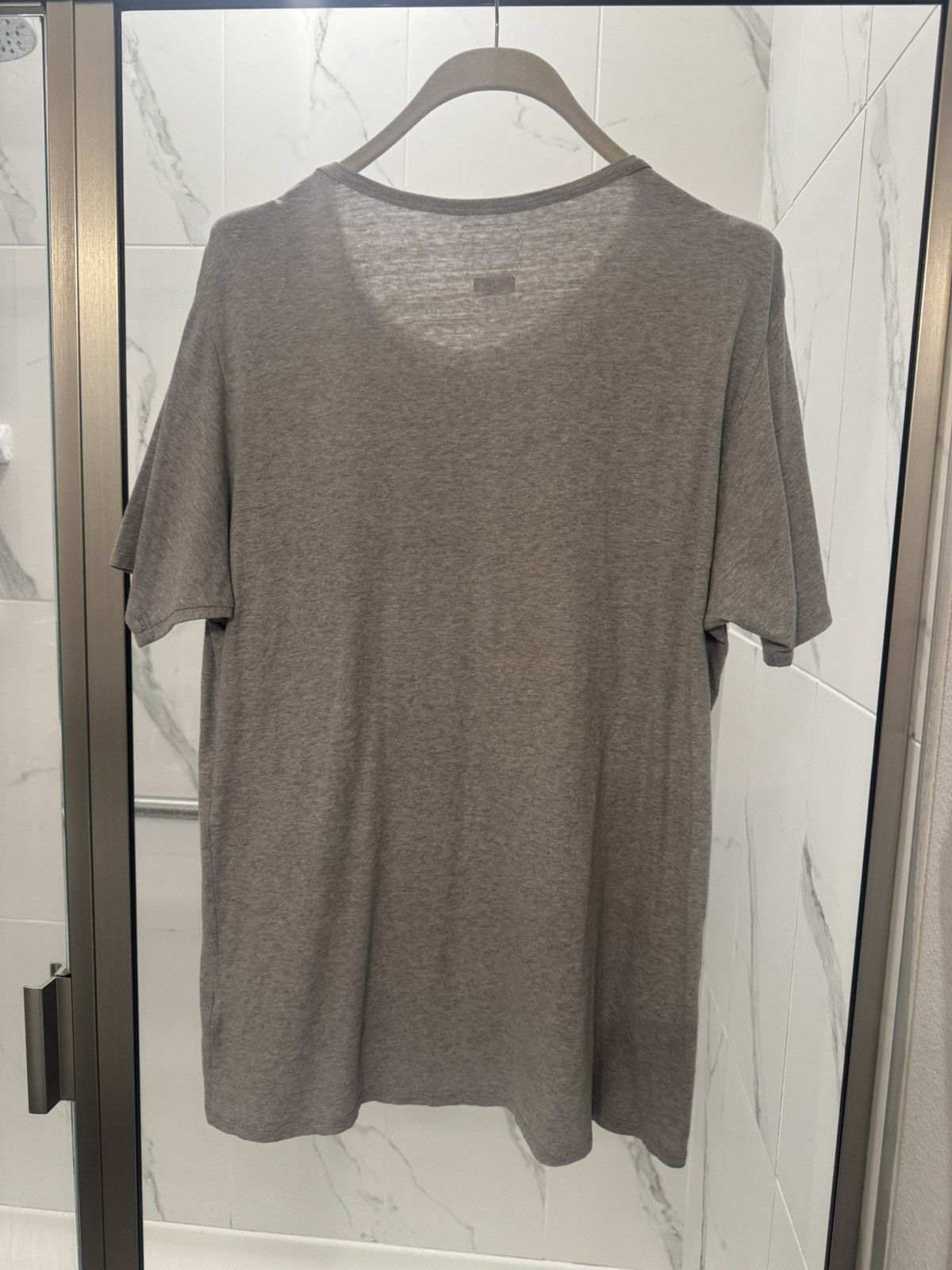Visvim Visvim Grey Knotted Pocket Tee Size US XL / EU 56 / 4 - 2 Thumbnail