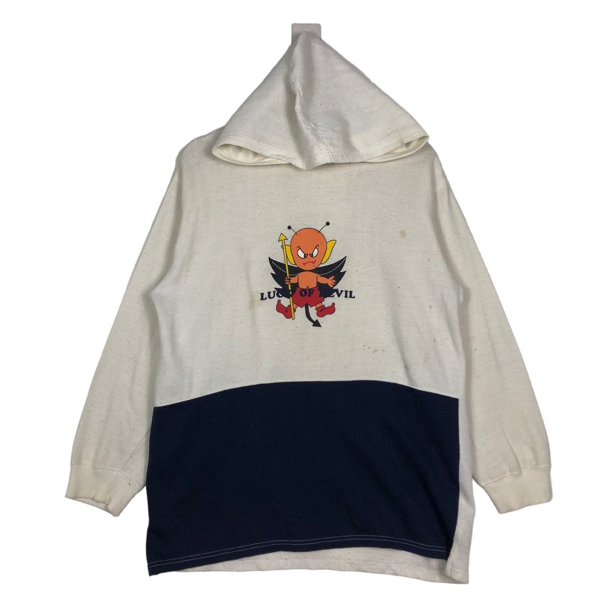 Buzz Rickson's 🔥Vintage Luck Of Devils Hoodie Big Logo Pull Over Size US M / EU 48-50 / 2 - 2 Thumbnail
