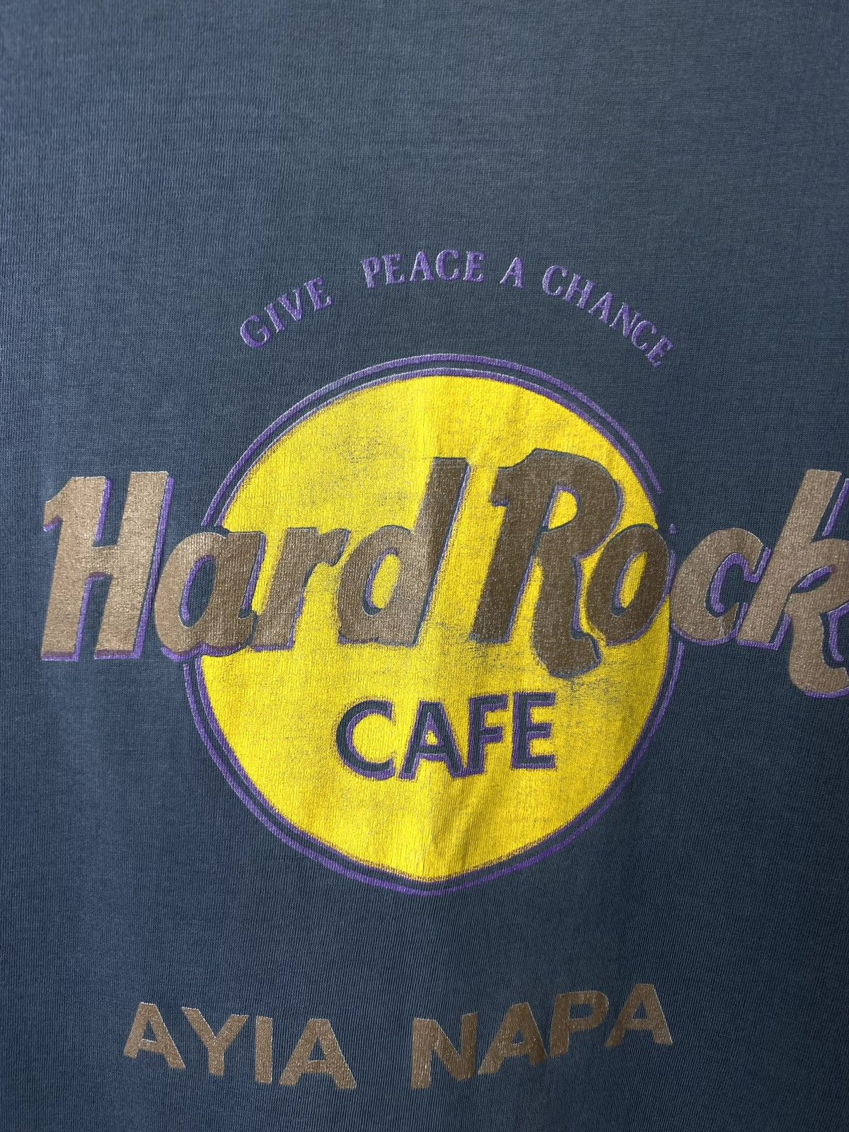 Hard Rock Cafe Vintage 80-90’s Hard Rock Cafe Ayia Napa TShirt Size US L / EU 52-54 / 3 - 3 Thumbnail