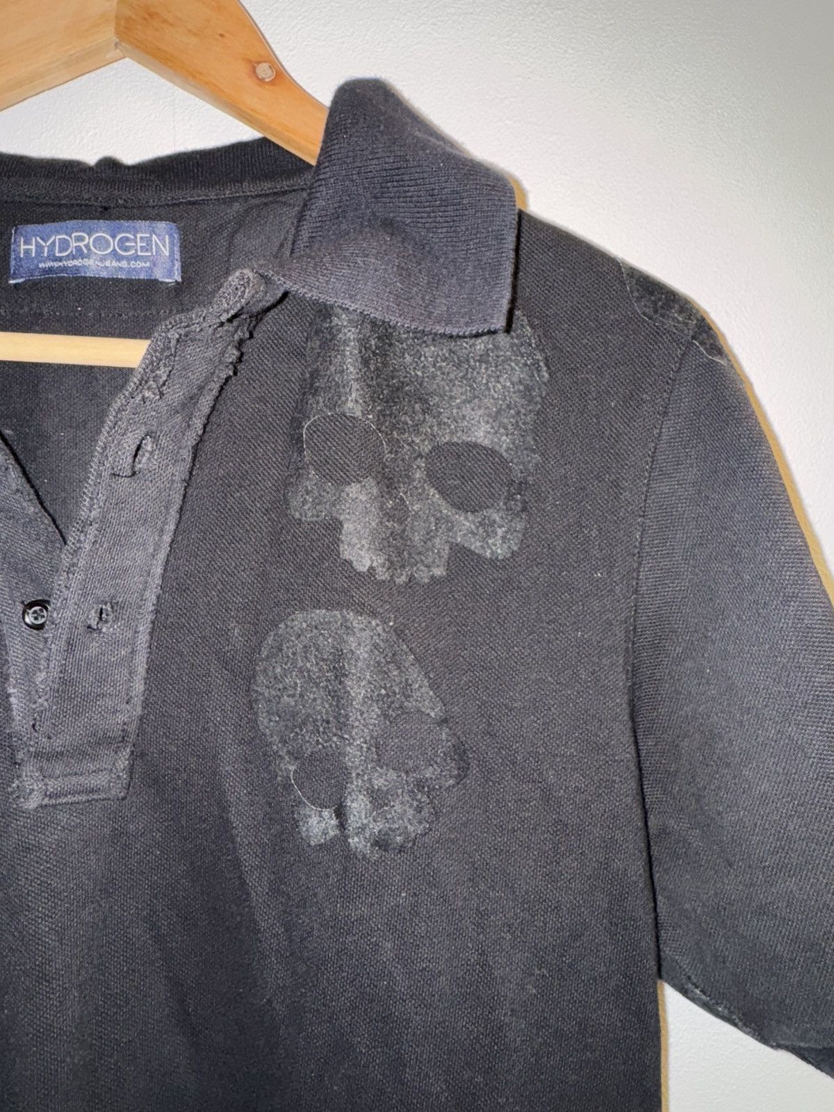 HYDROGEN Hydrogen Skulls Polo Size US L / EU 52-54 / 3 - 3 Thumbnail