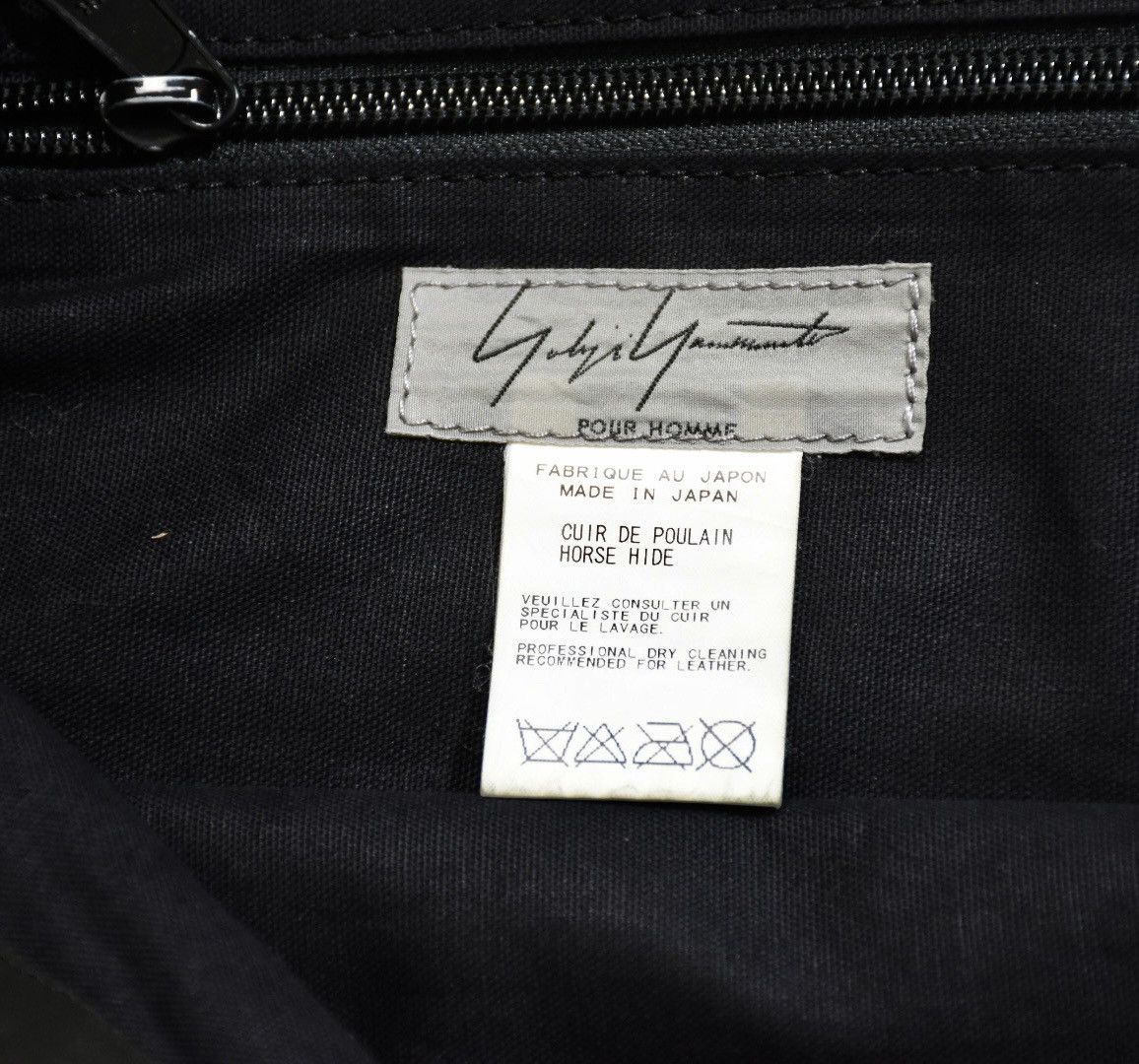 Yohji Yamamoto Yohji Yamamoto Pour Homme Leather Bag（Horsehide） Size ONE SIZE - 11 Thumbnail