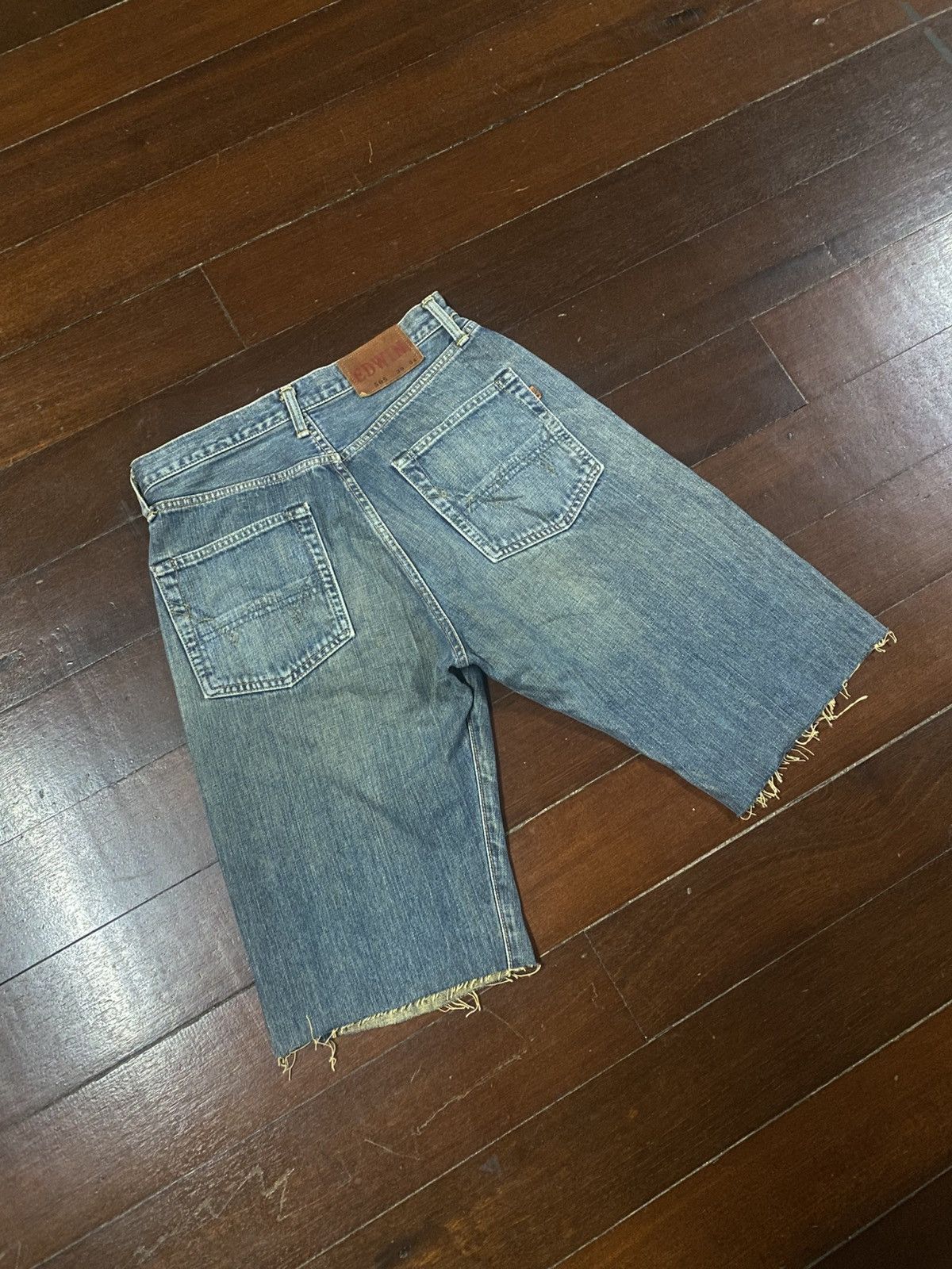 Kapital VINTAGE EDWIN 505 SELVEDGE BAGGY RUSTY DISTRESSED DENIM Size US 32 / EU 48 - 8 Thumbnail
