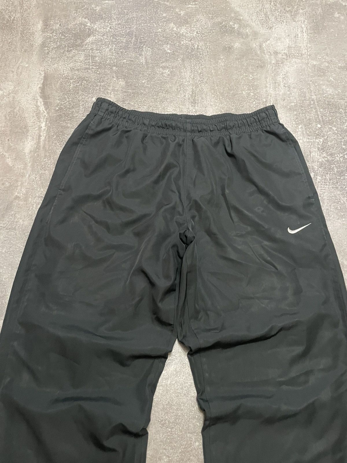 Nike × Vintage Vintage Nike Nylon Black Pants Drill Size L Size US 34 / EU 50 - 2 Thumbnail