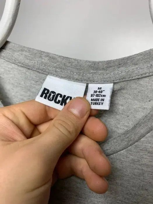 Band Tees Movie rocky T-shirt vintage boxing size M grey film legend Size US M / EU 48-50 / 2 - 3 Thumbnail