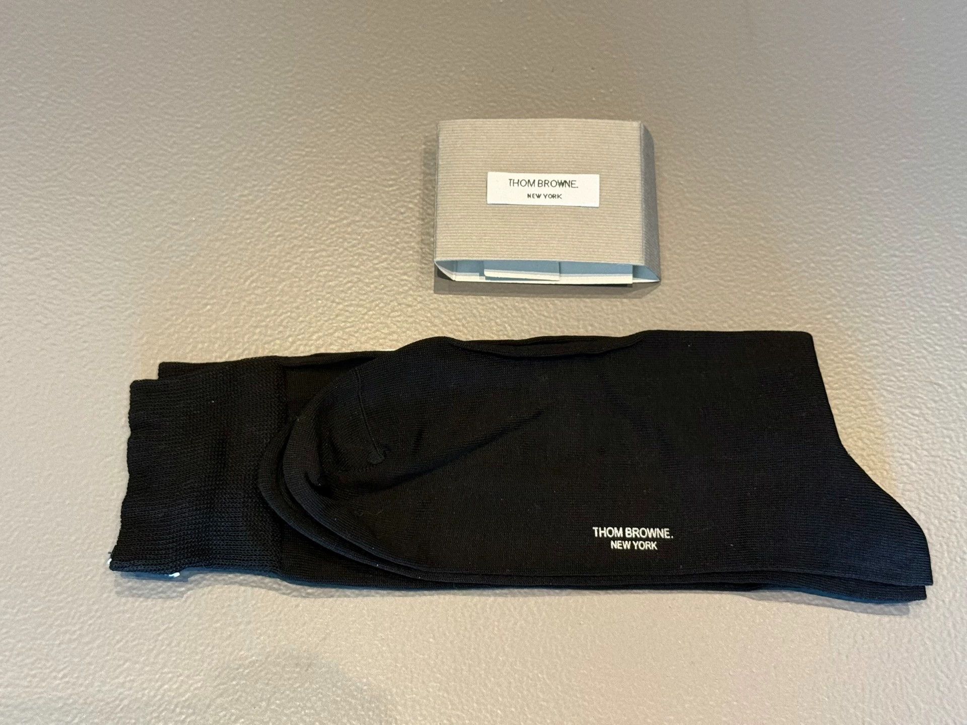 Thom Browne Thom Browne Men's Classic 4-Bar Mid-Calf Socks Black Size ONE SIZE - 3 Thumbnail