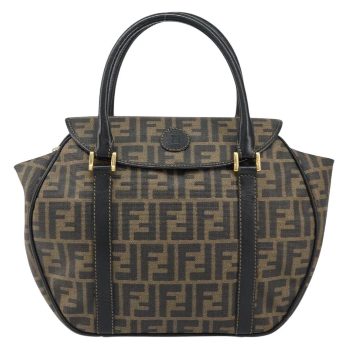 Fendi Fendi Zucca spalmati Zucca canvas spalmati flap rounded Size ONE SIZE - 1 Thumbnail