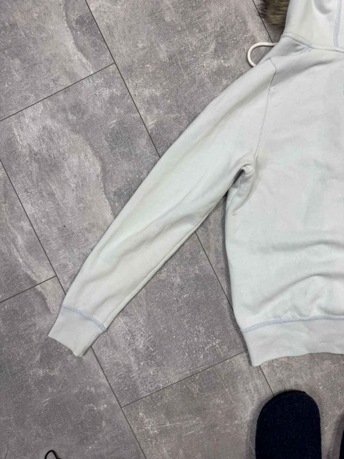Abercrombie & Fitch Vintage Abercrombie & Fitch Fur Zip Hoodie Y2K Size US M / EU 48-50 / 2 - 9 Thumbnail