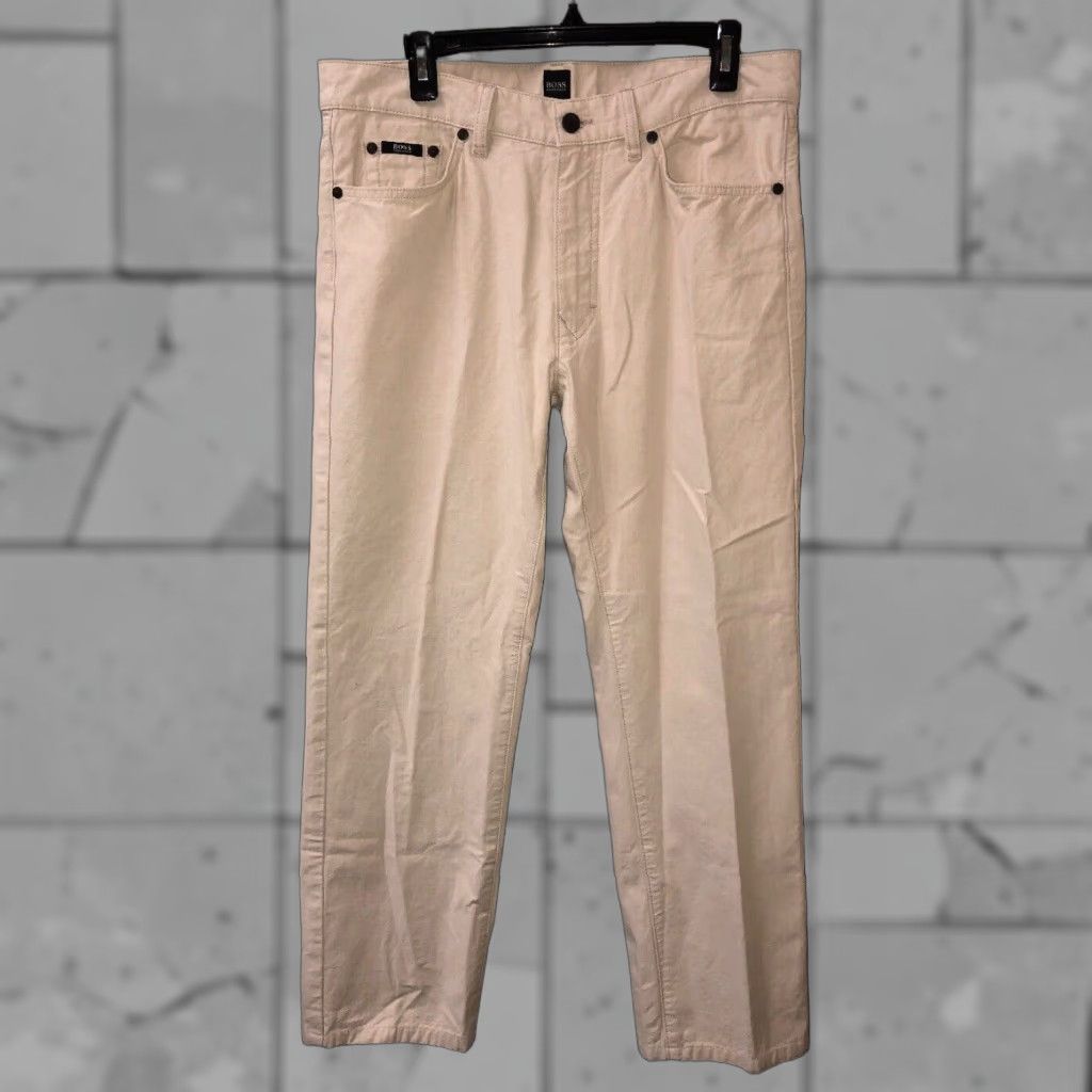 Hugo Boss HUGO BOSS Casual Pants Light Beige Size 34 X 34 (30 Inch Inseam) Mens Size US 34 / EU 50 - 1 Thumbnail