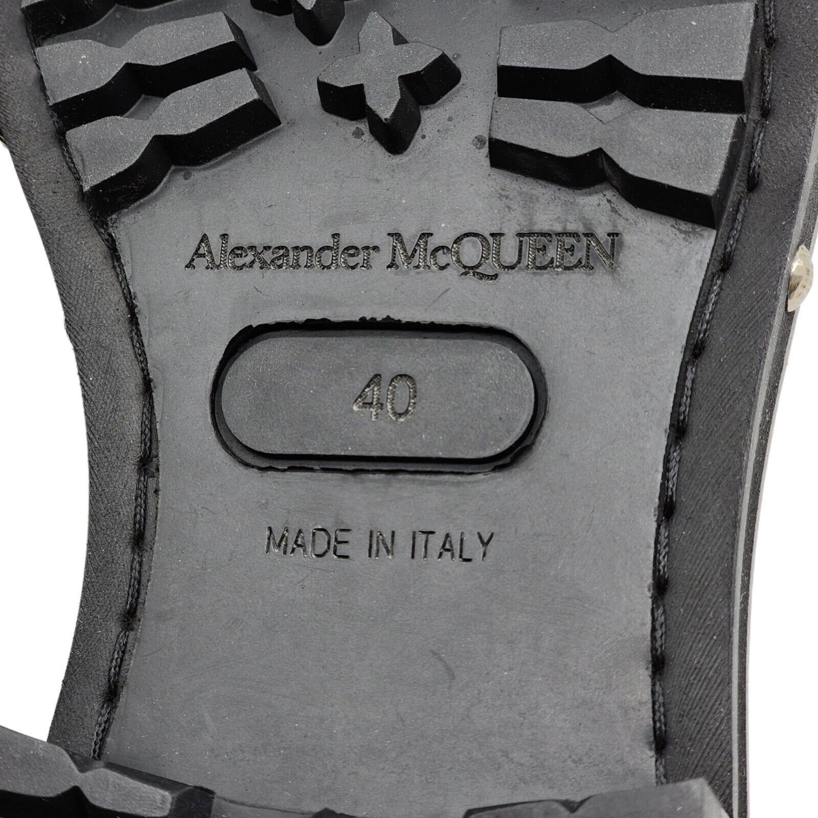 Alexander McQueen Hobnail Derby Shoes - Leather - Black 40 (7 US) $2200 Size US 7 / EU 40 - 7 Thumbnail