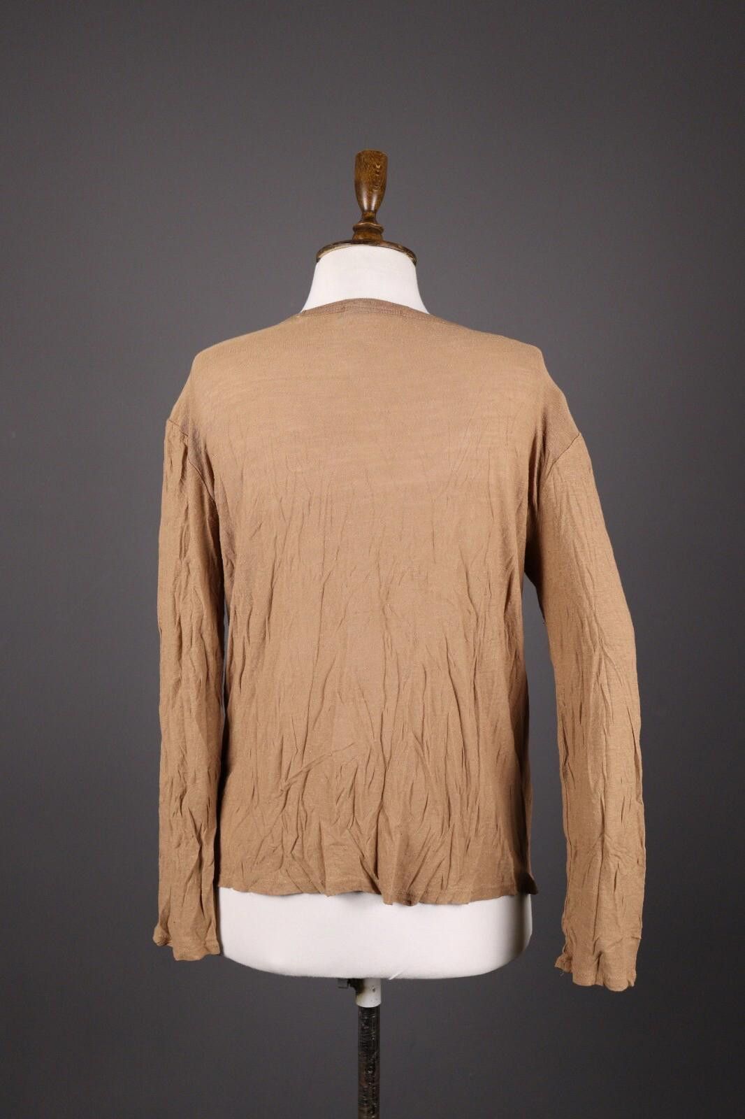 Alexander Wang T Alexander Wang Brown Long Sleeve Blouse Shirt Size L Size L / US 10 / IT 46 - 5 Thumbnail