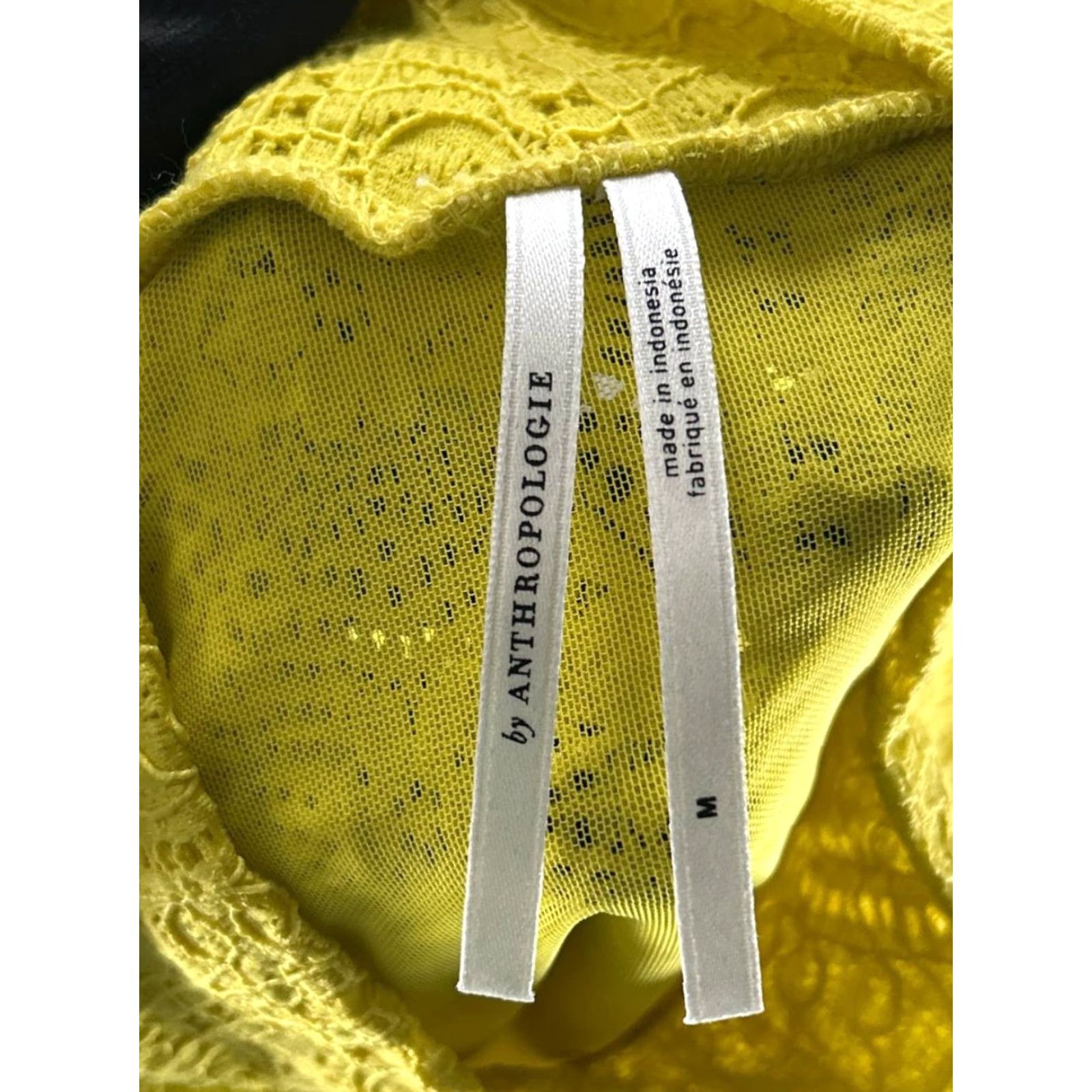 Anthropologie Anthropologie Sweater Adult Medium Yellow Knit Turtleneck Pullover Womens Size M / US 6-8 / IT 42-44 - 3 Thumbnail