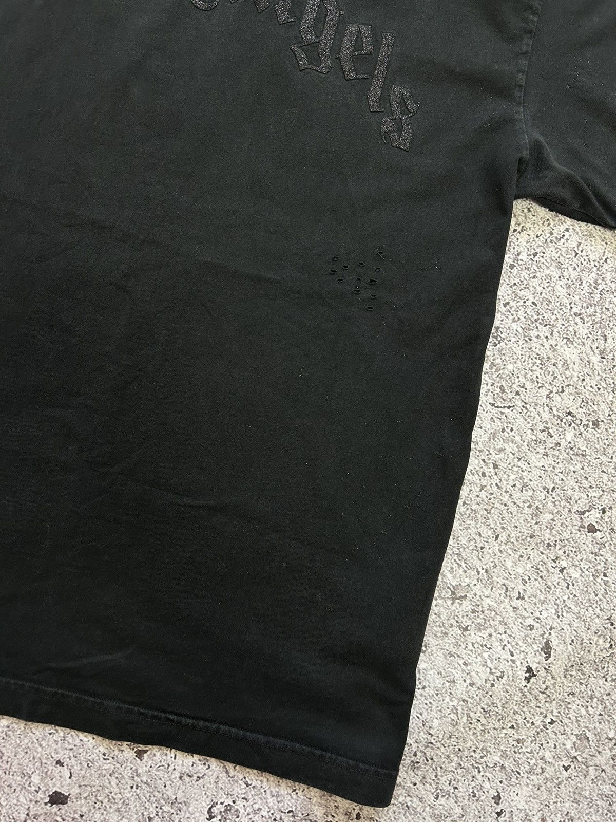 Palm Angels Luxury Palm Angels Glittered Logo Street Fashion T-Shirt Size US L / EU 52-54 / 3 - 15 Thumbnail