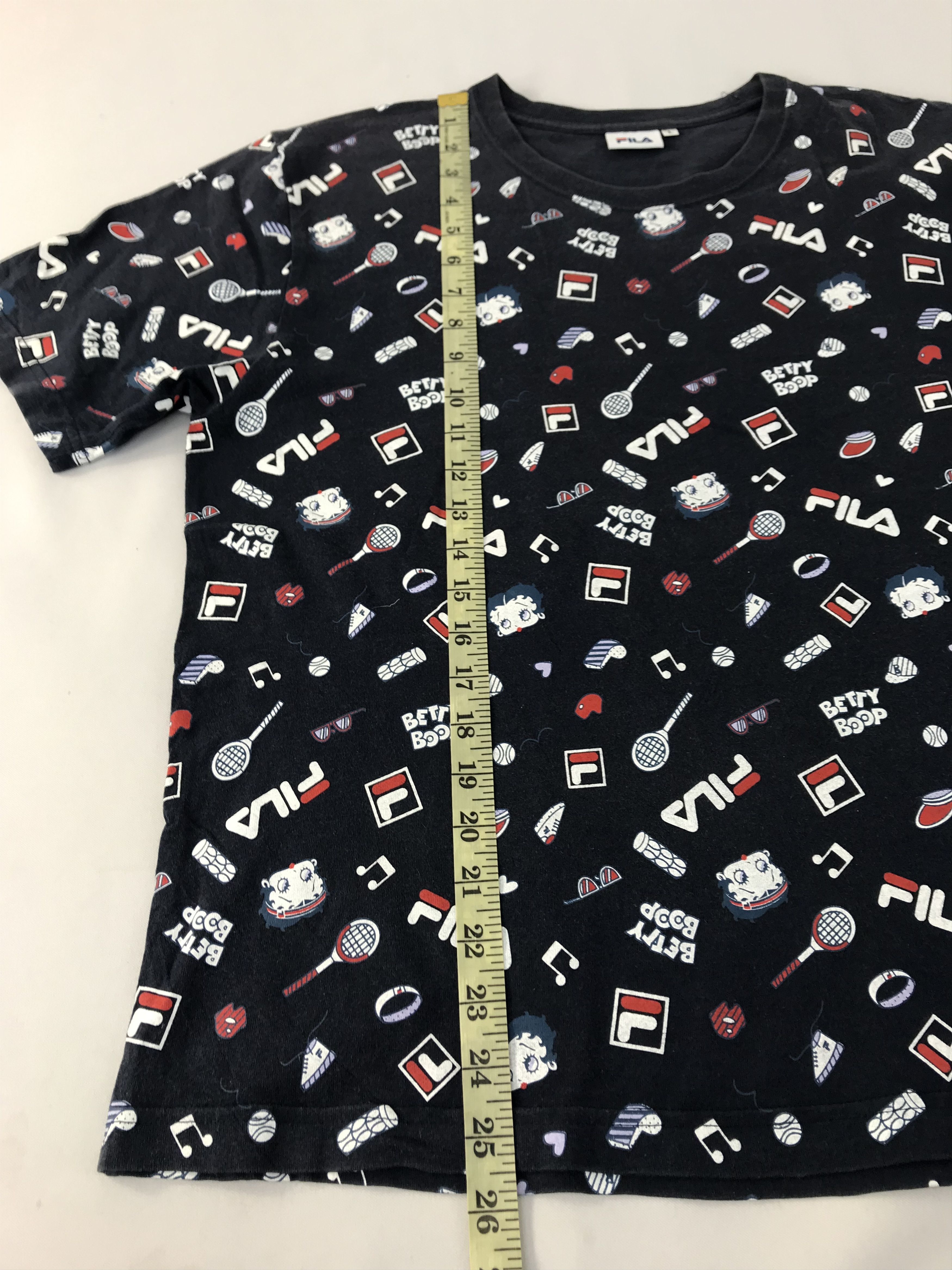 Fila Betty Boop X Fila Over Printed Logo Tee Unisex Size US L / EU 52-54 / 3 - 10 Thumbnail