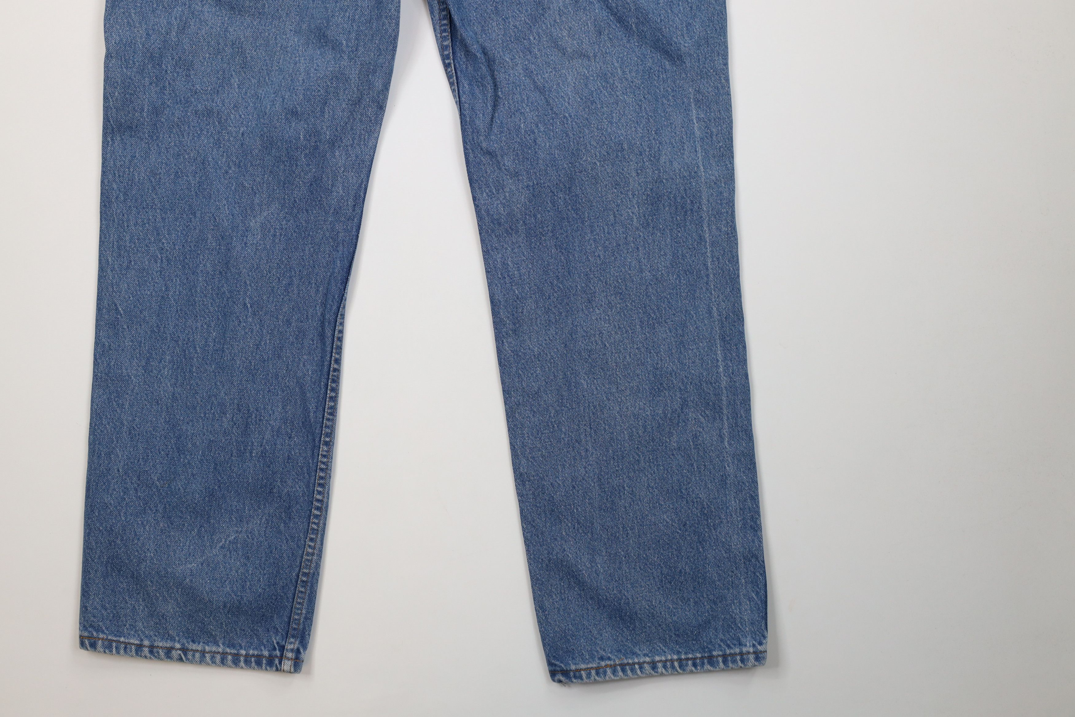 Vintage Vintage 70s 80s Streetwear Wide Leg Denim Jeans Blue Cotton Size US 38 / EU 54 - 11 Thumbnail