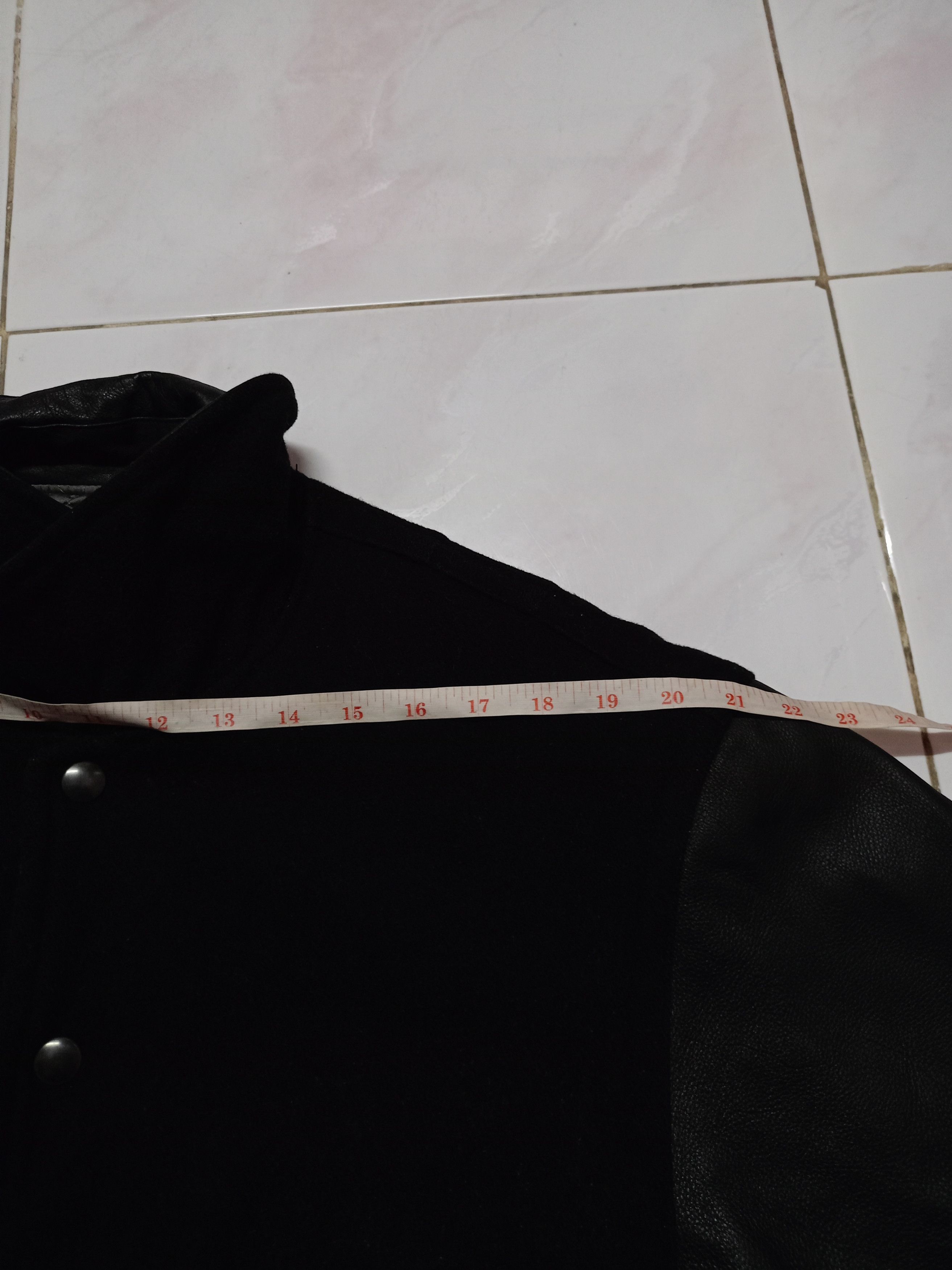 Japanese Brand × Vintage Varsity leather jacket Jun man x vintage Size US L / EU 52-54 / 3 - 8 Thumbnail