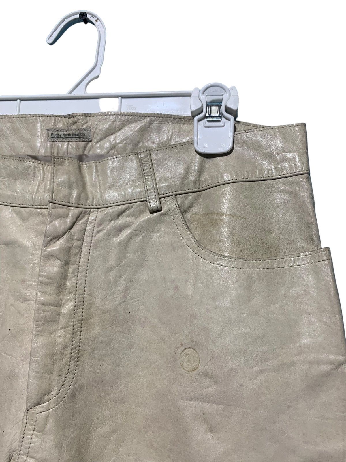 Vintage Vintage acetate flare leather pants made in canada Size US 32 / EU 48 - 13 Thumbnail