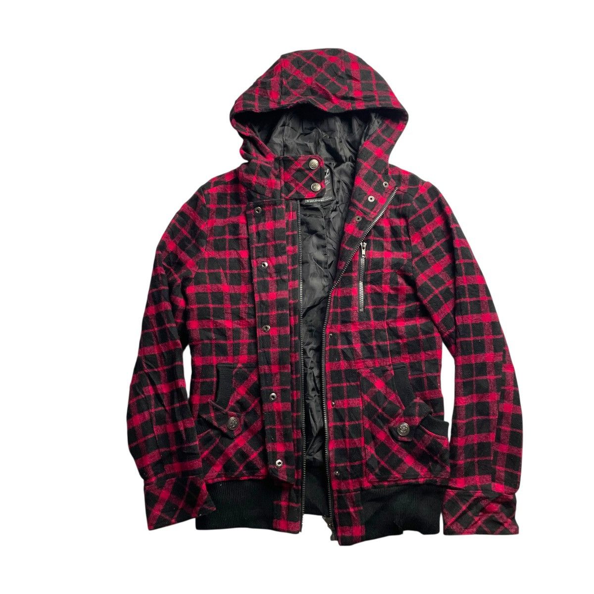 20471120 SKY BOMBER TARTAN PUNK SEDITIONARIES WOOL FULL ZIP JACKET Size US L / EU 52-54 / 3 - 13 Thumbnail