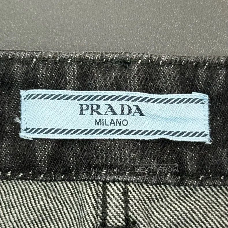 Prada Prada Black nylon triangle side zipper trousers Size 25" / US 0 / IT 36 - 5 Thumbnail