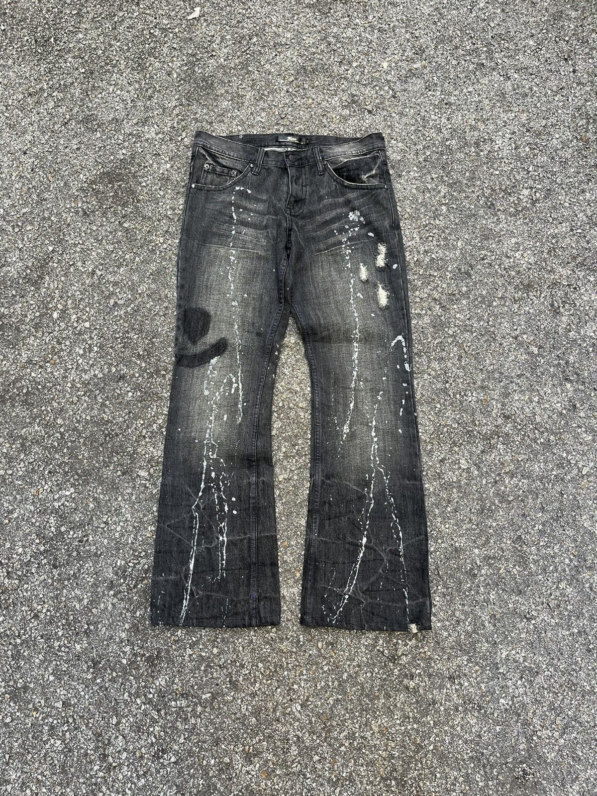Japanese label 00s MIDAS damage Jeans