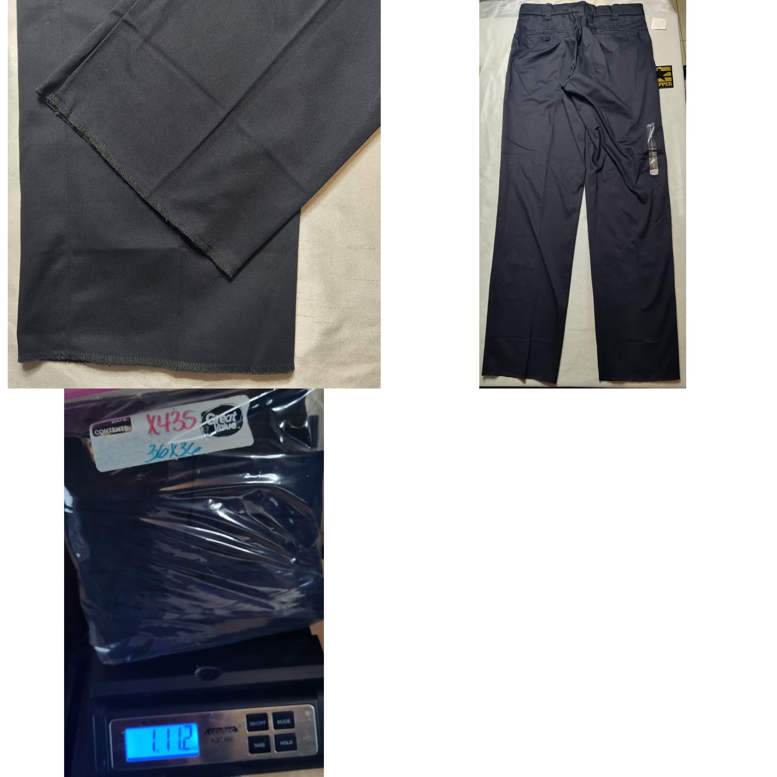 Propper PROPPER Public Safety Men 36X36 Unhemmed Blue Uniform Chino Pants NEW Size US 36 / EU 52 - 9 Thumbnail